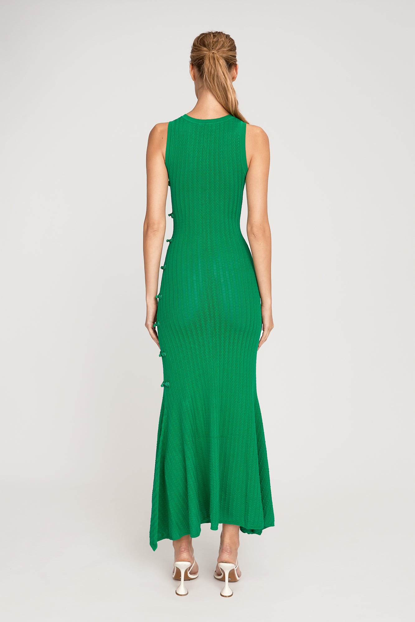 Angela Knit Dress - Green - SAU LEE