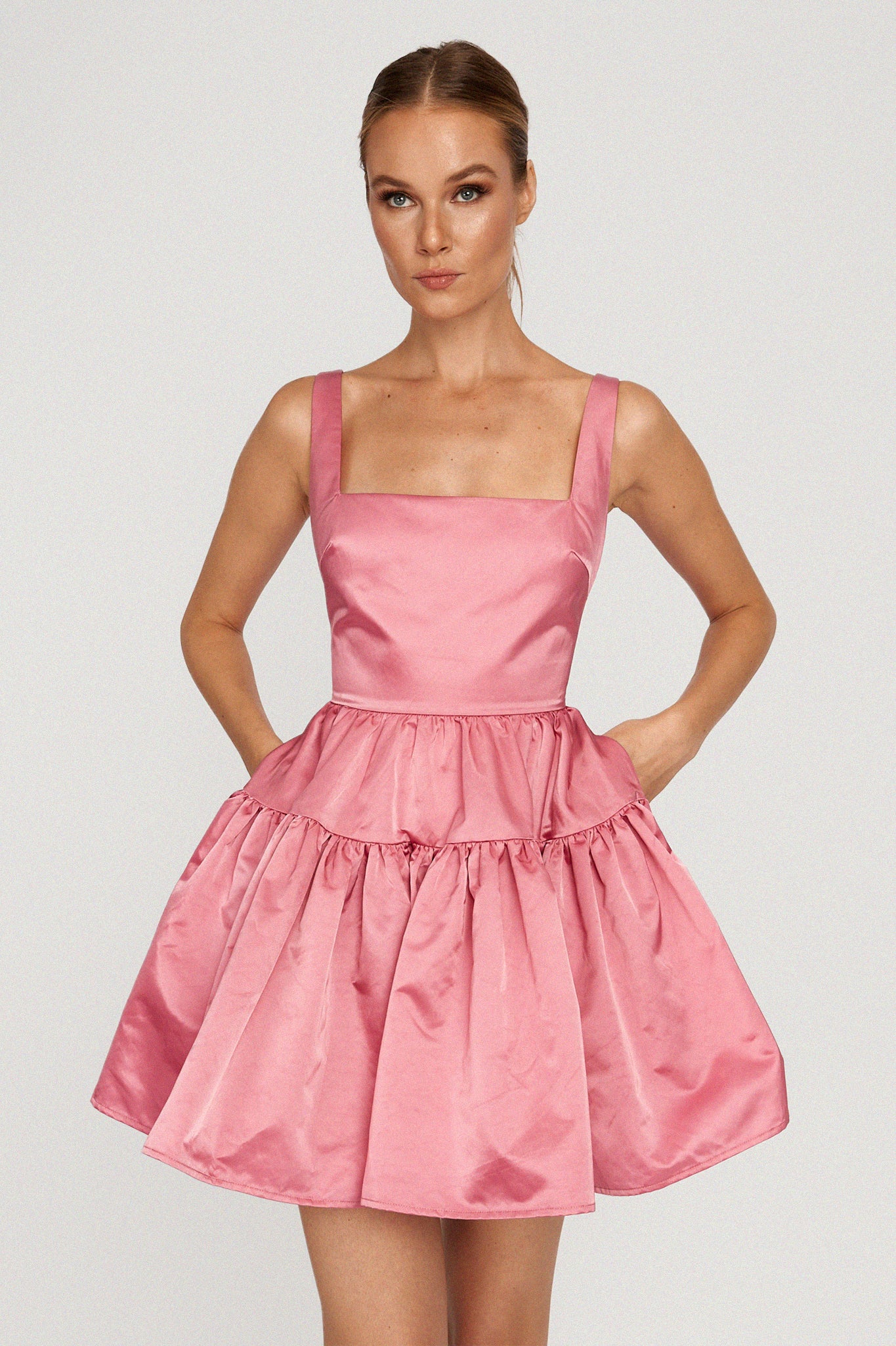 Britney Dress - Rose Pink
