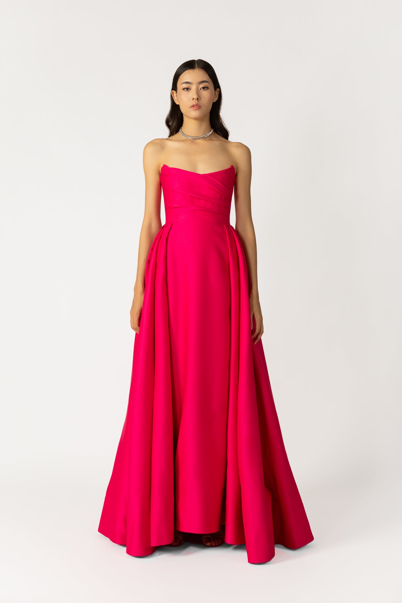 Barbara Gown - SAU LEE #color_hot pink