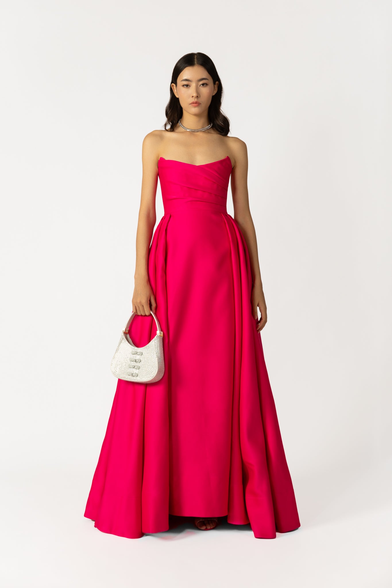 Barbara Gown - SAU LEE #color_hot pink