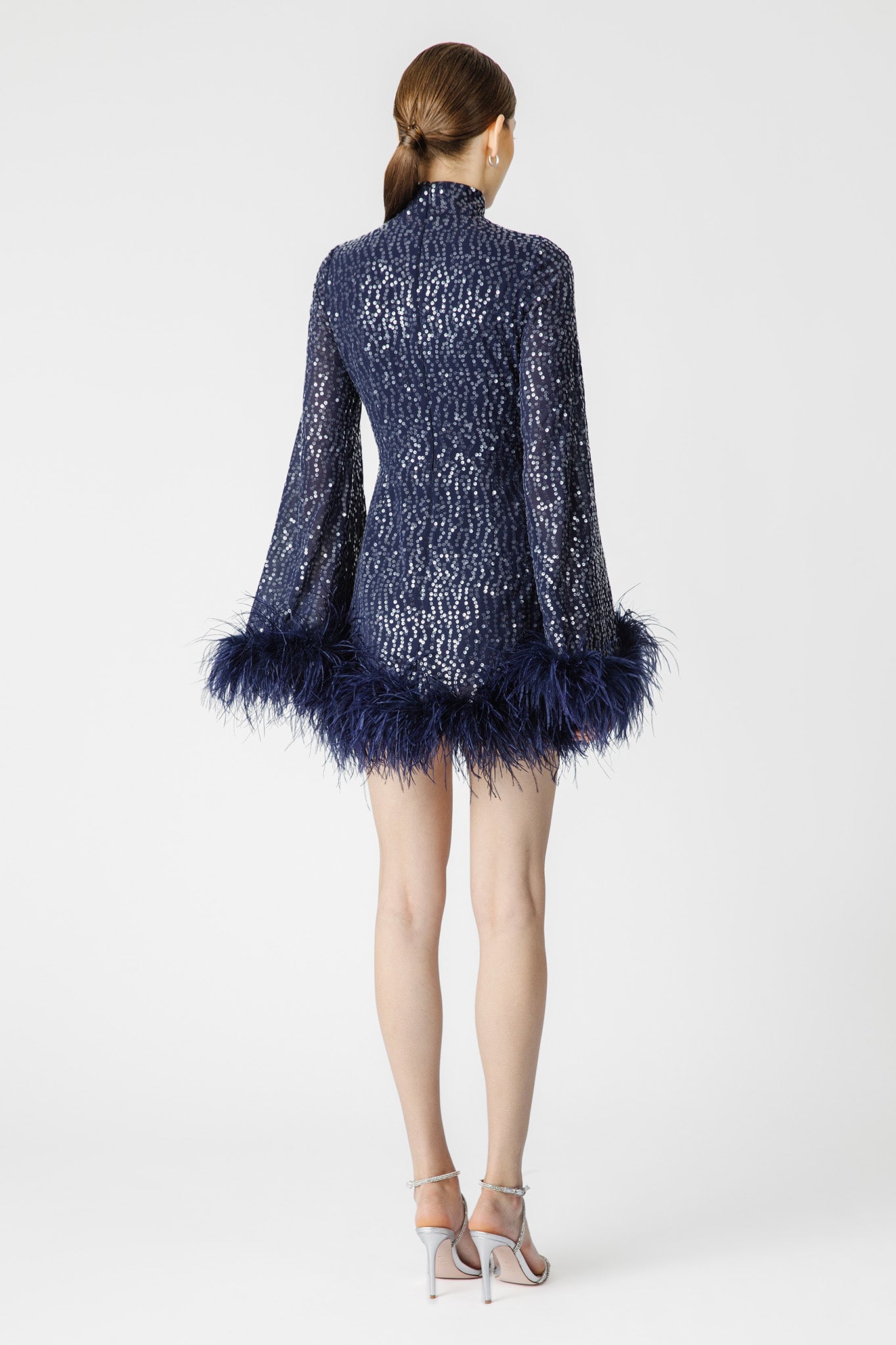 SAU LEE Bianca Mini Dress - Midnight Blue / 00
