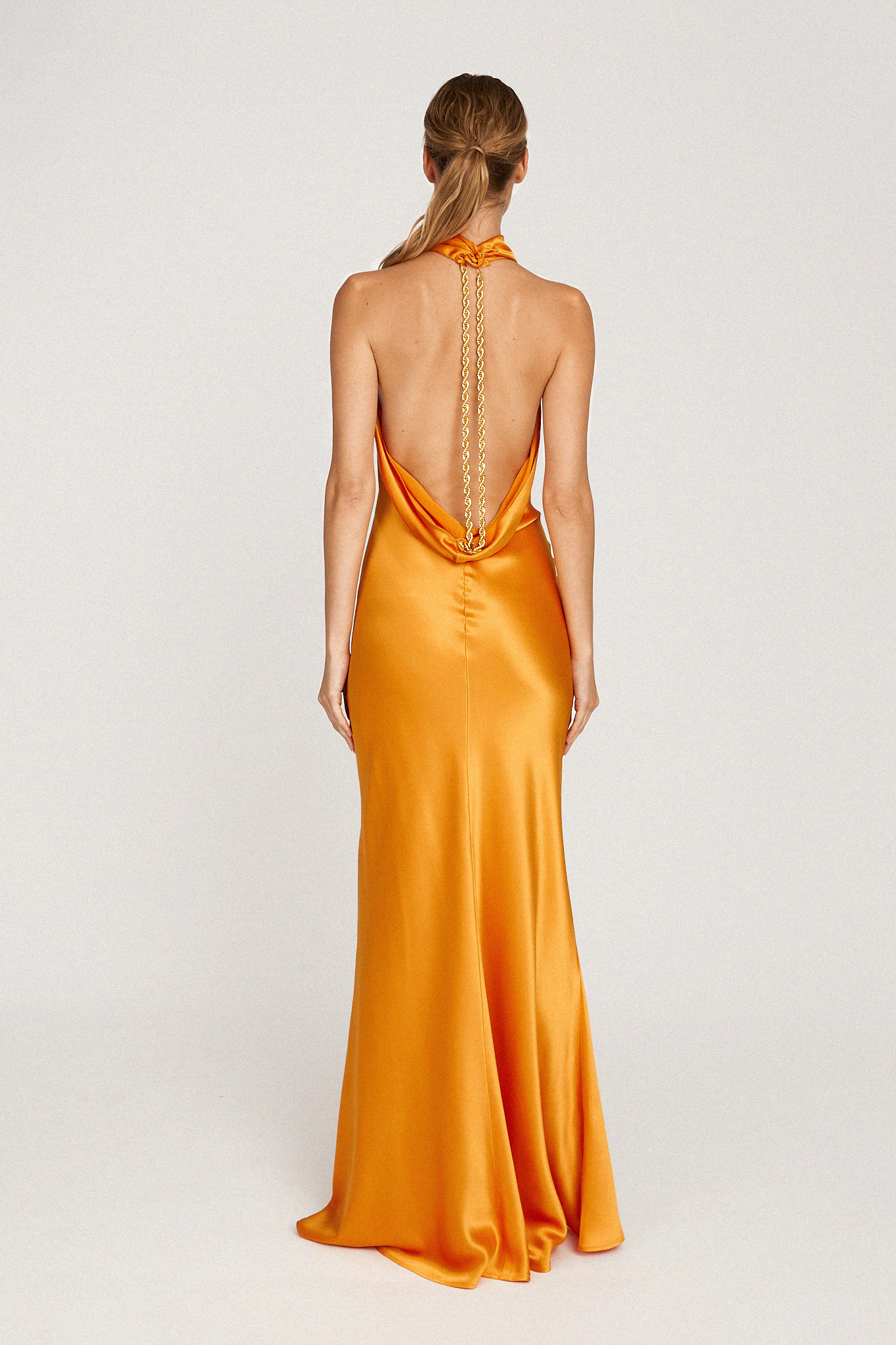 Calypso Gown - Tangerine #Sau Lee