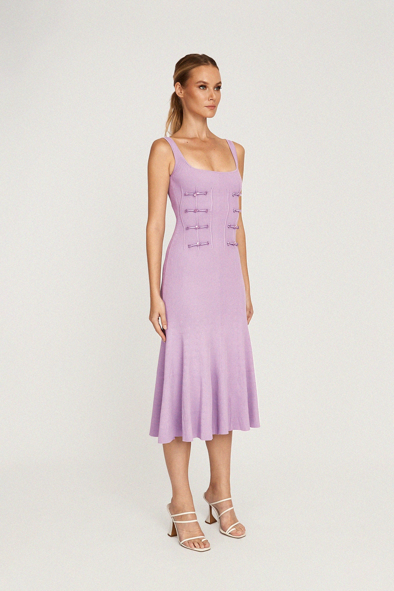 Daniela Knit Dress - Lavender #Sau Lee