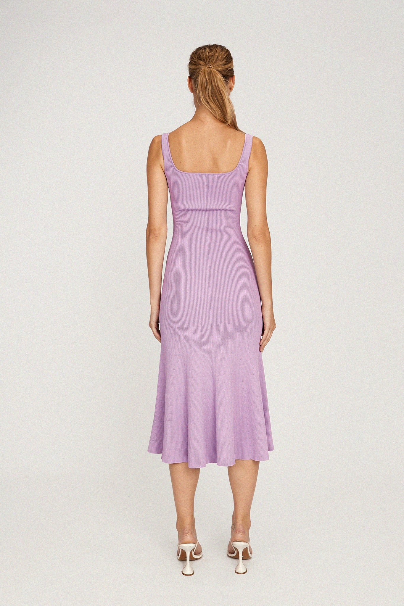 Daniela Knit Dress - Lavender #Sau Lee