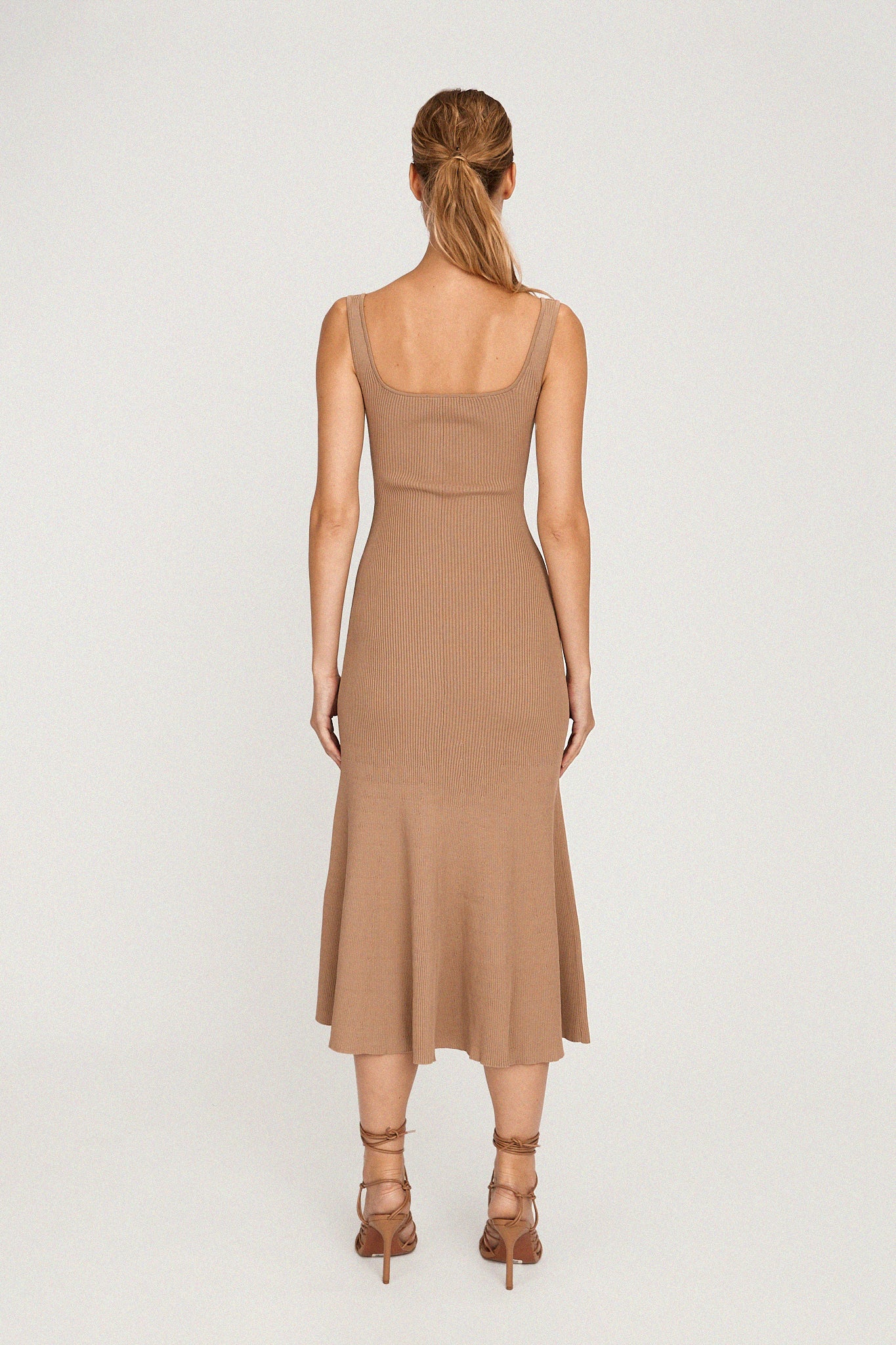 Daniela Knitted Midi Dress-SAU LEE