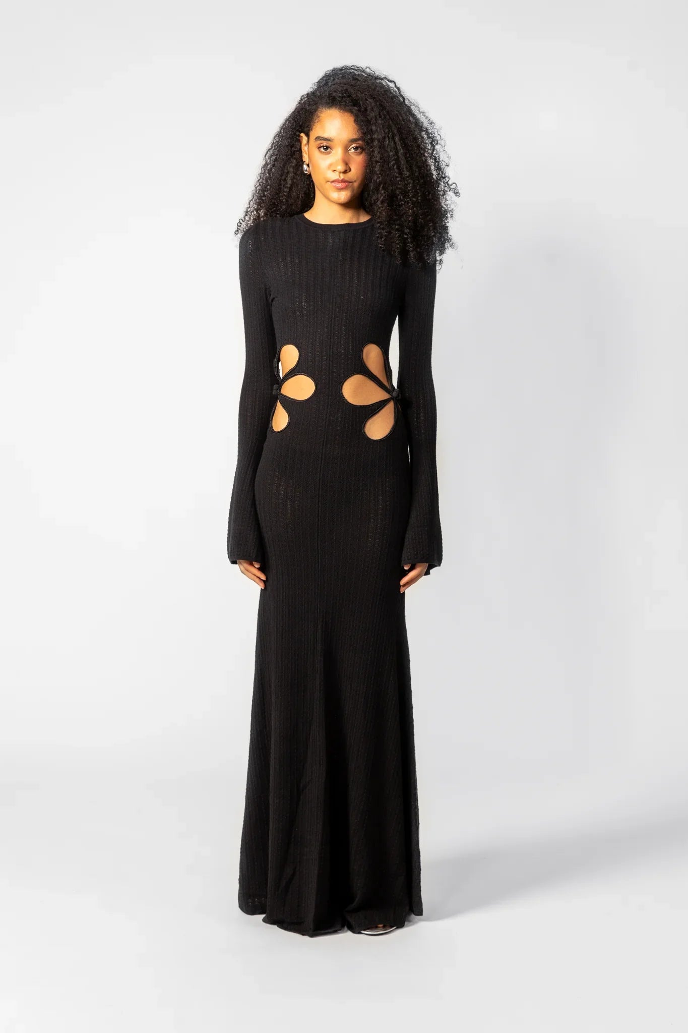SAU LEE Destiny Knit Dress - Black / 00