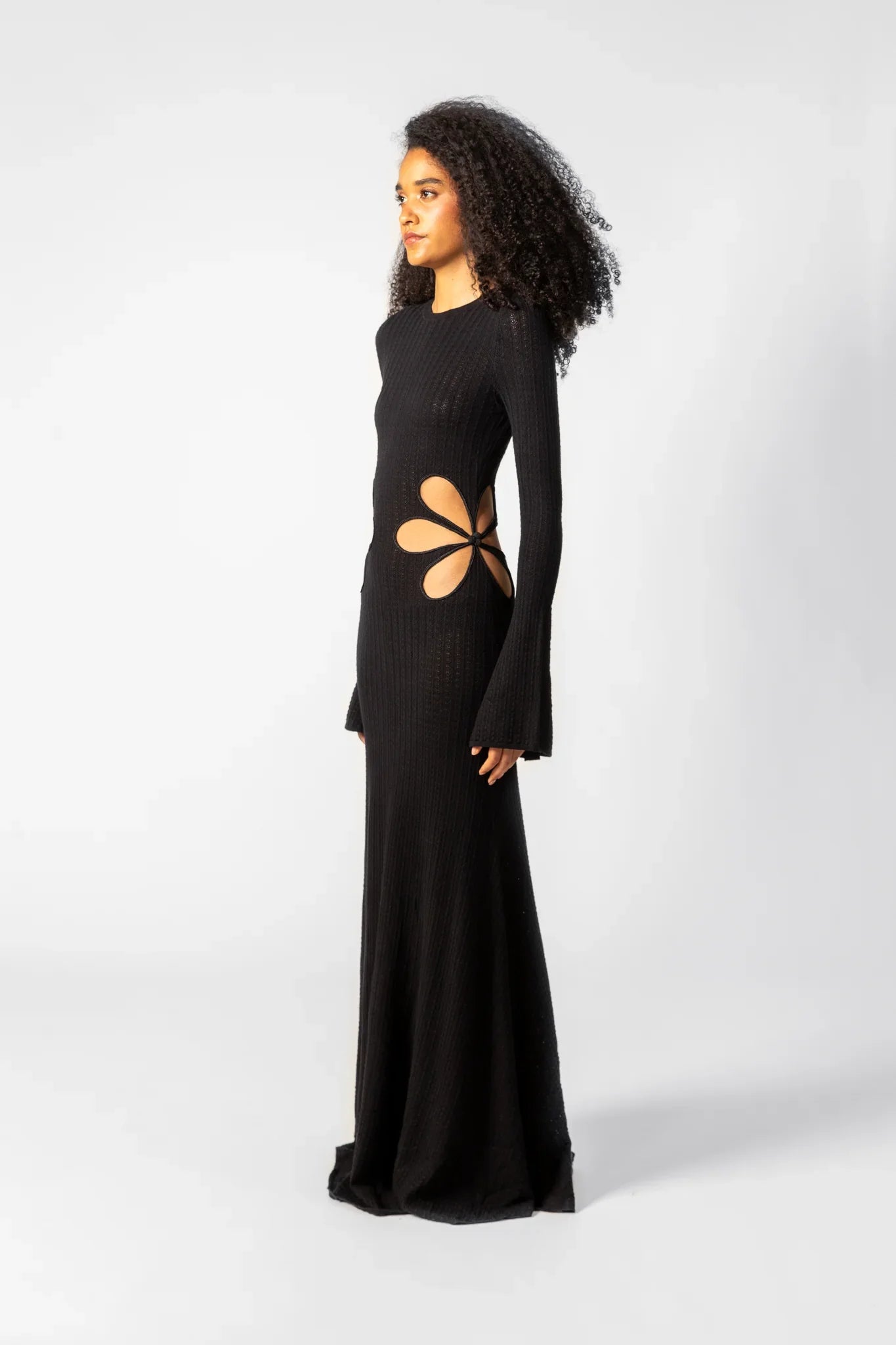 SAU LEE Destiny Knit Dress - Black / 00