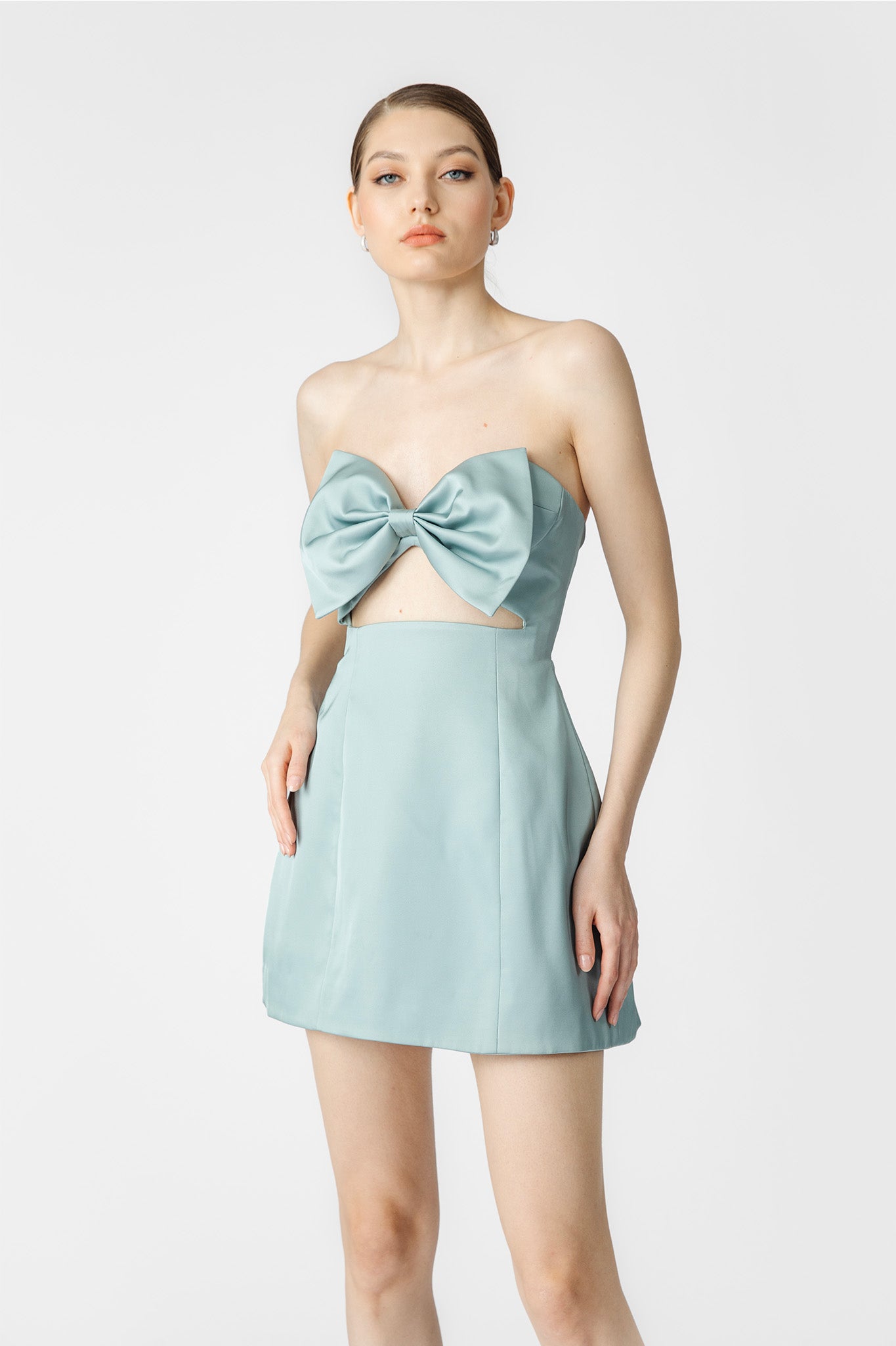 Estelle Strapless Mini Dress-SAU LEE