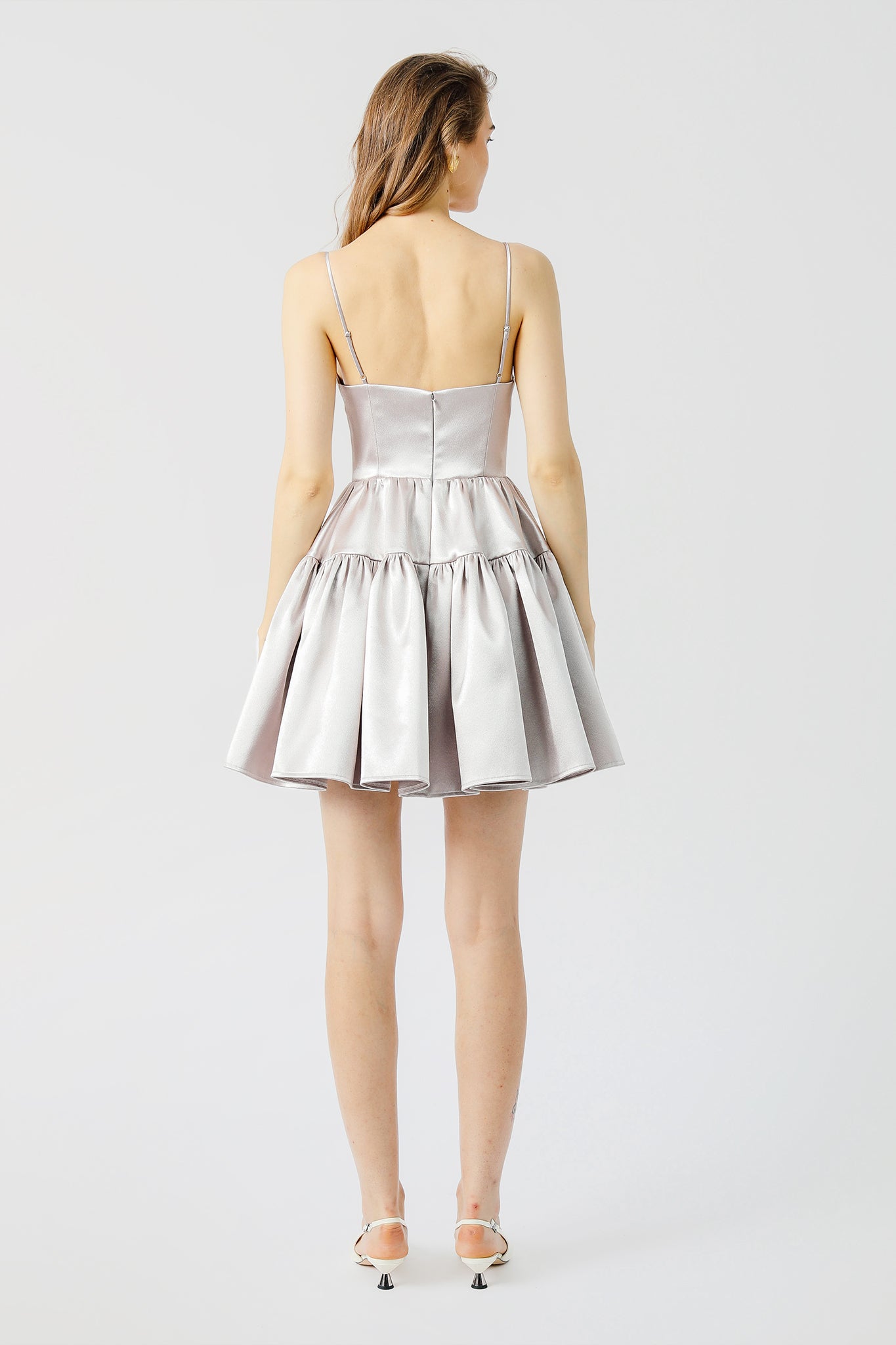 Adie Dress - Silver #Sau Lee
