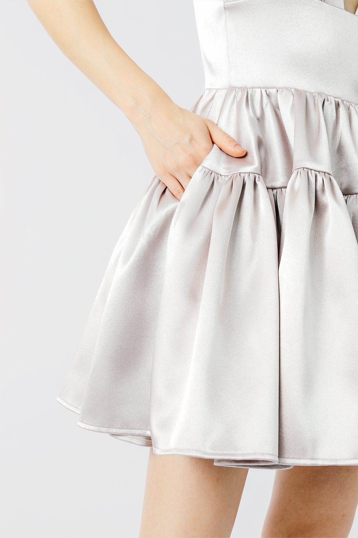 Adie Dress - Silver #Sau Lee