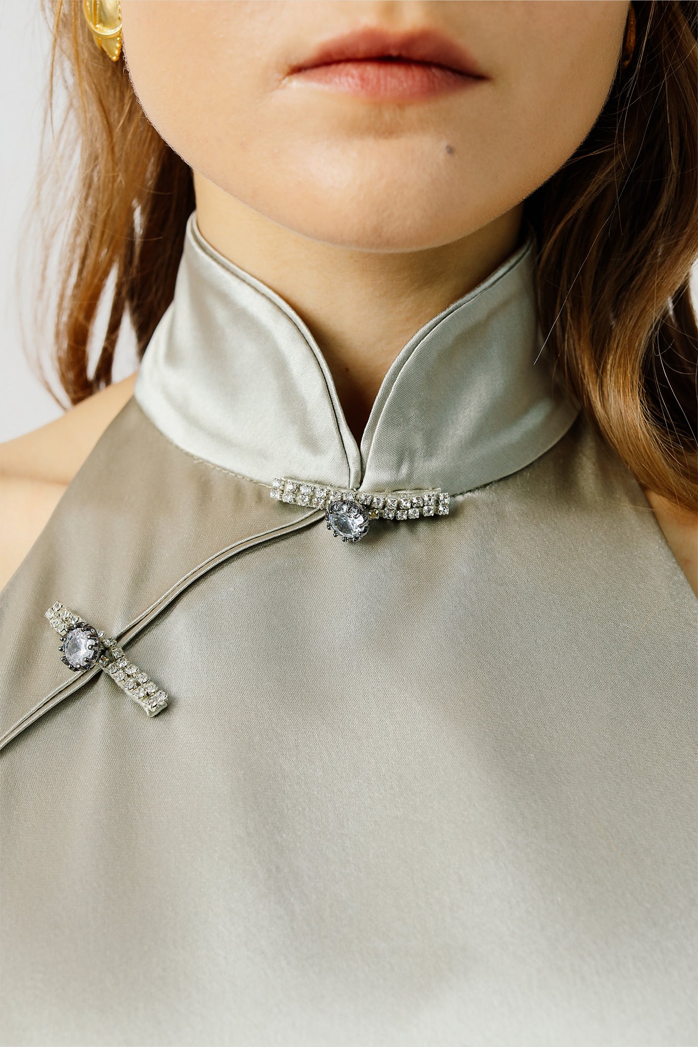 Mae Dress - Silver Sage #SAU LEE
