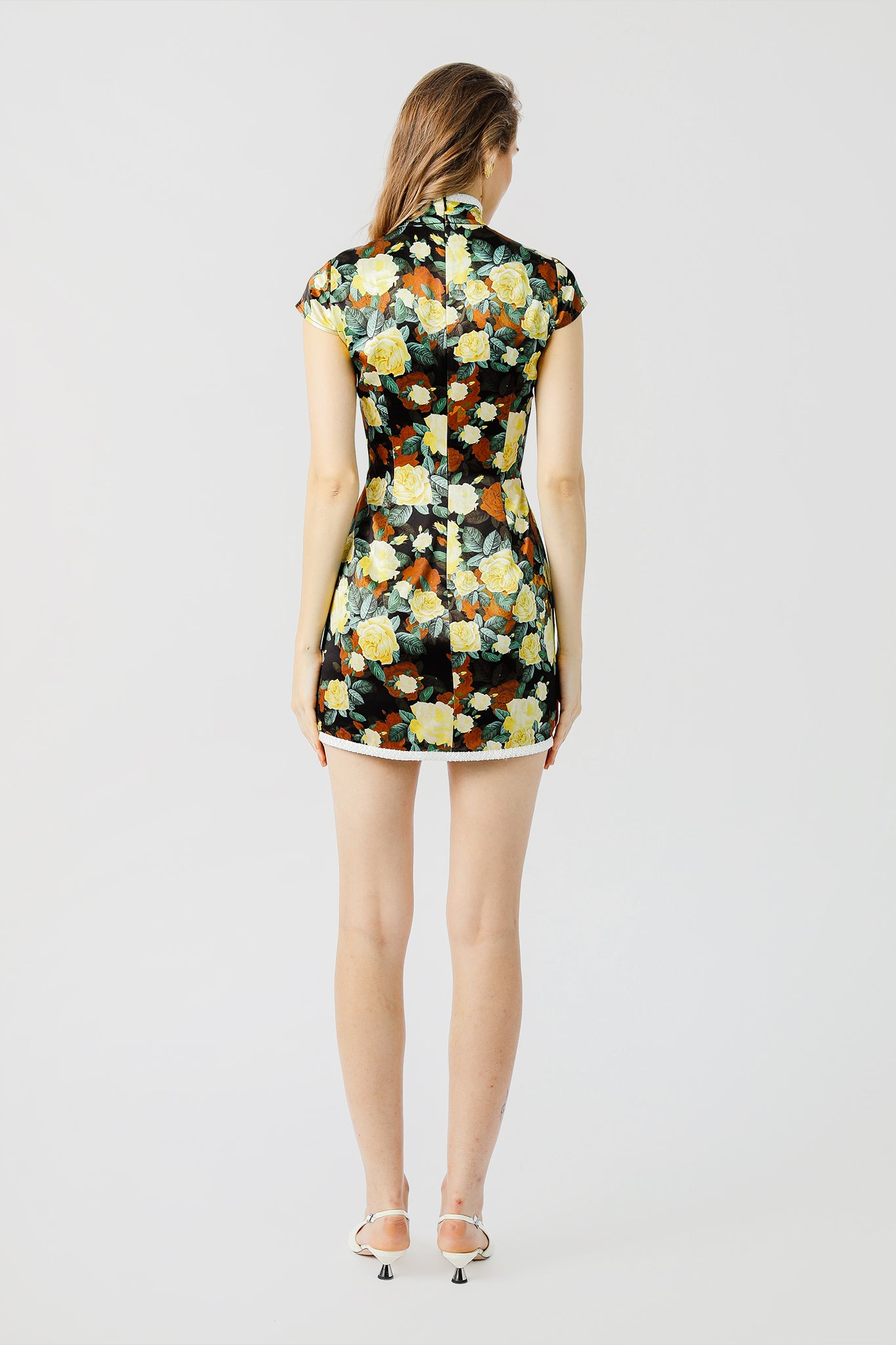 Maggie Dress - Black Yellow #Sau Lee