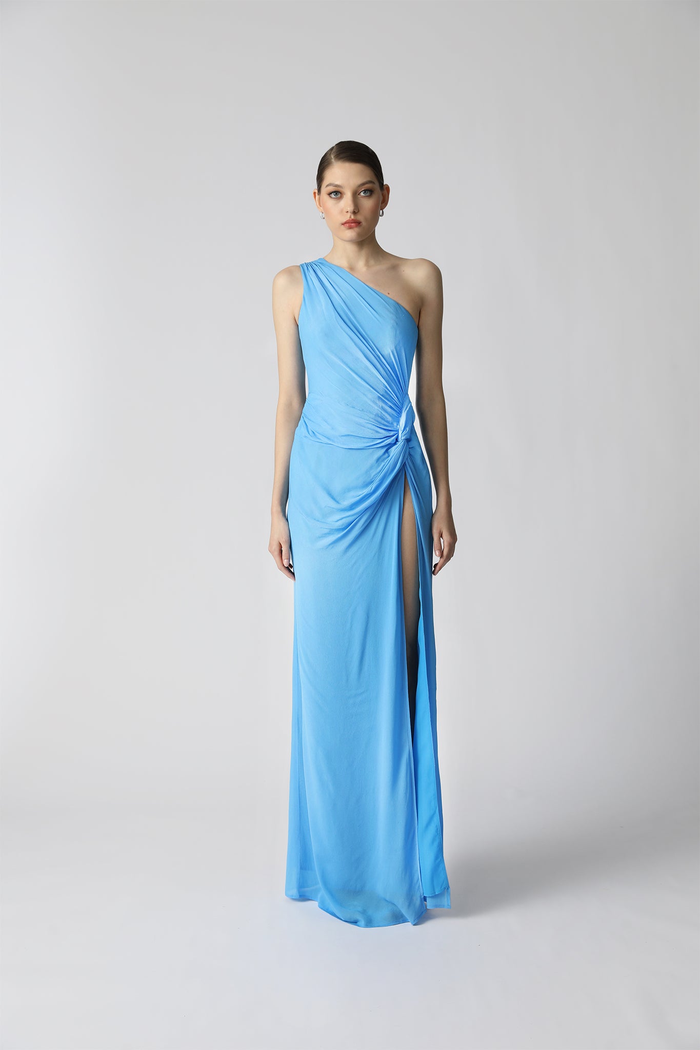 Helene One-shoulder Maxi Dress-SAU LEE