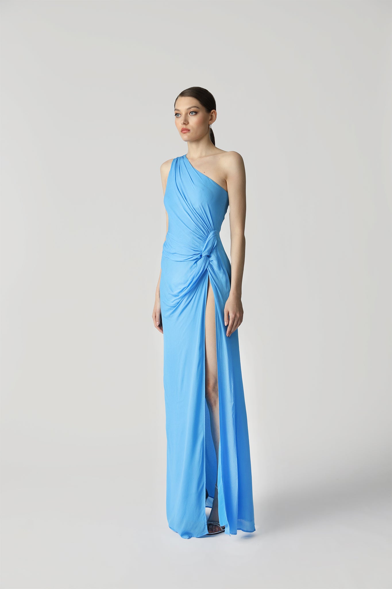 Helene One-shoulder Maxi Dress-SAU LEE