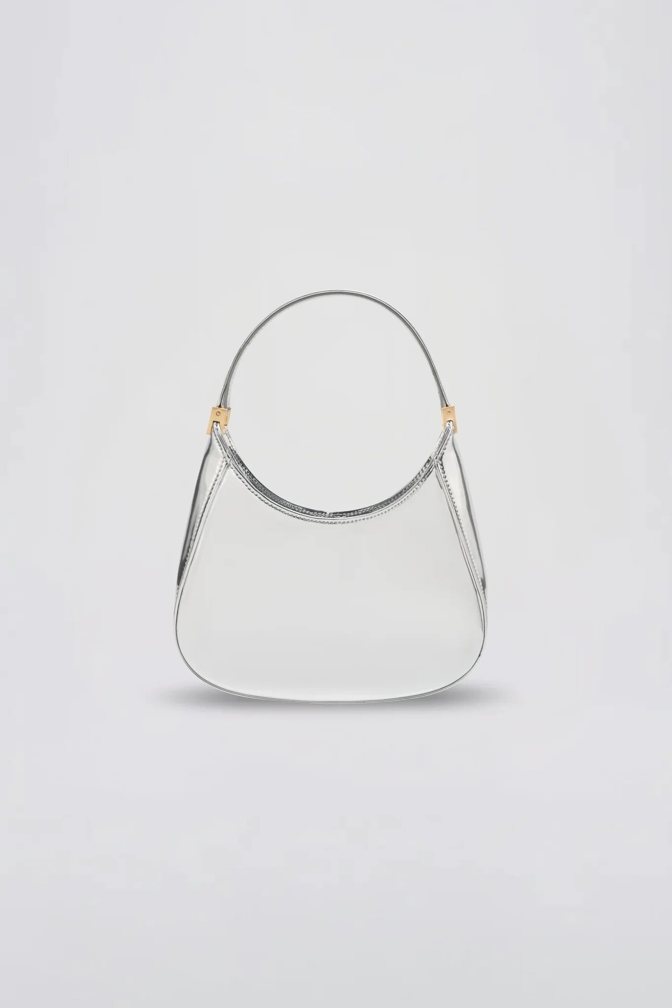 SAU LEE mini sau PATENT MINI BAG - Silver