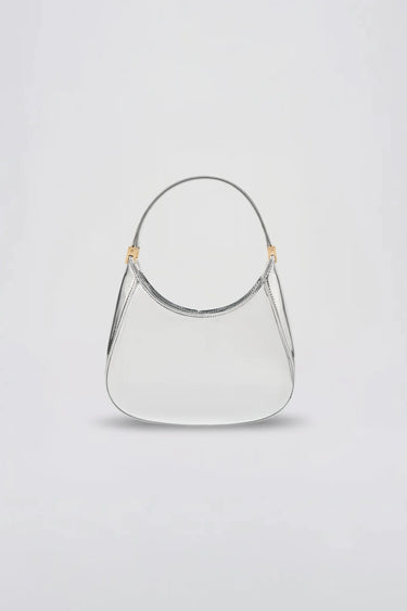 SAU LEE mini sau PATENT MINI BAG - Silver
