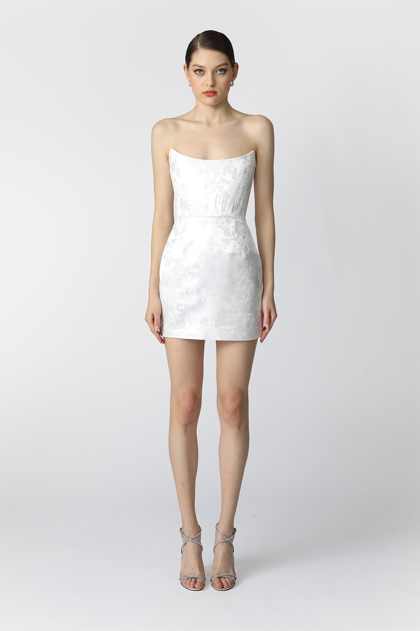 Janet Jacquard Mini Dress-SAU LEE