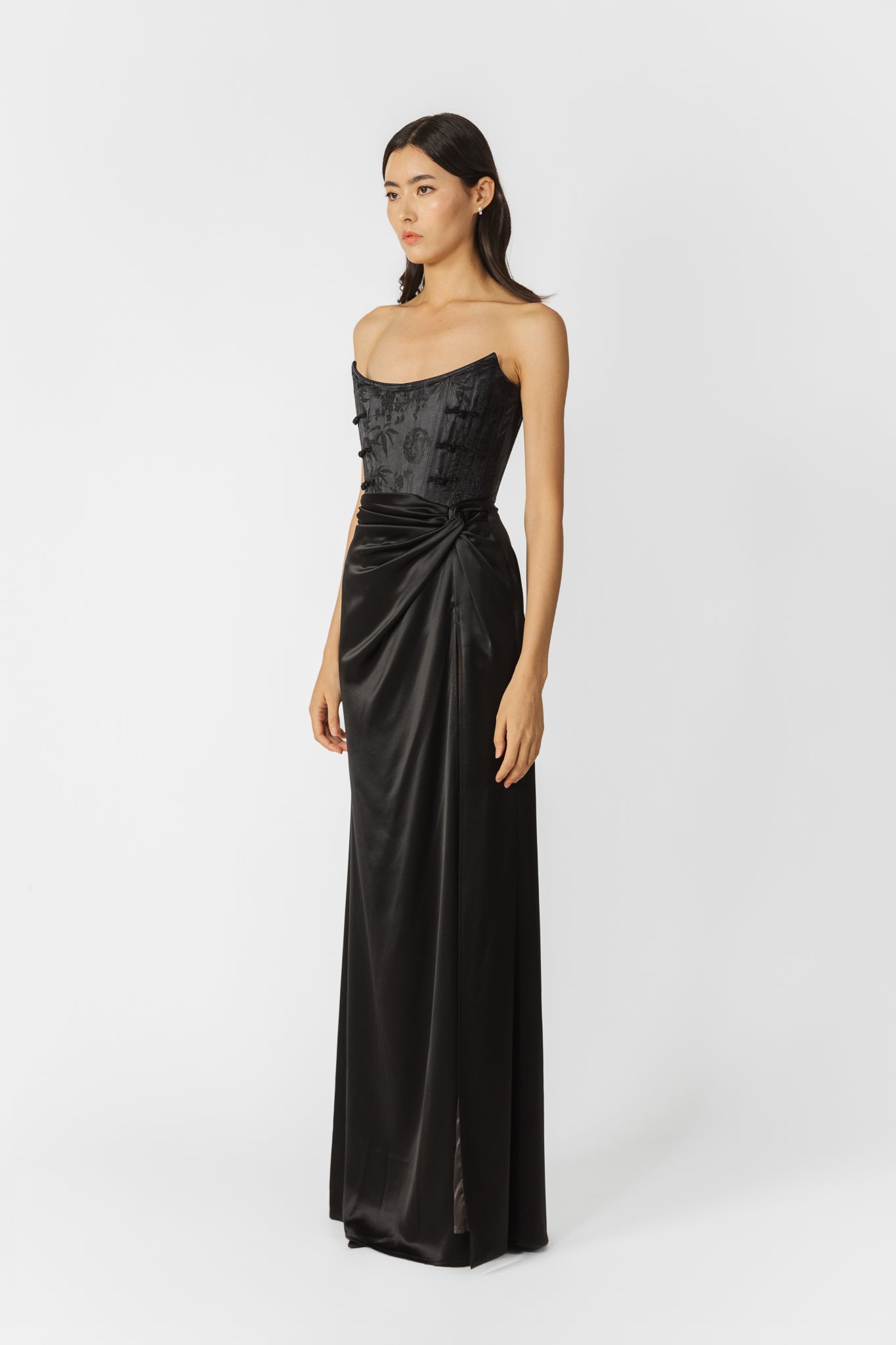 Julia Jacquard Gown