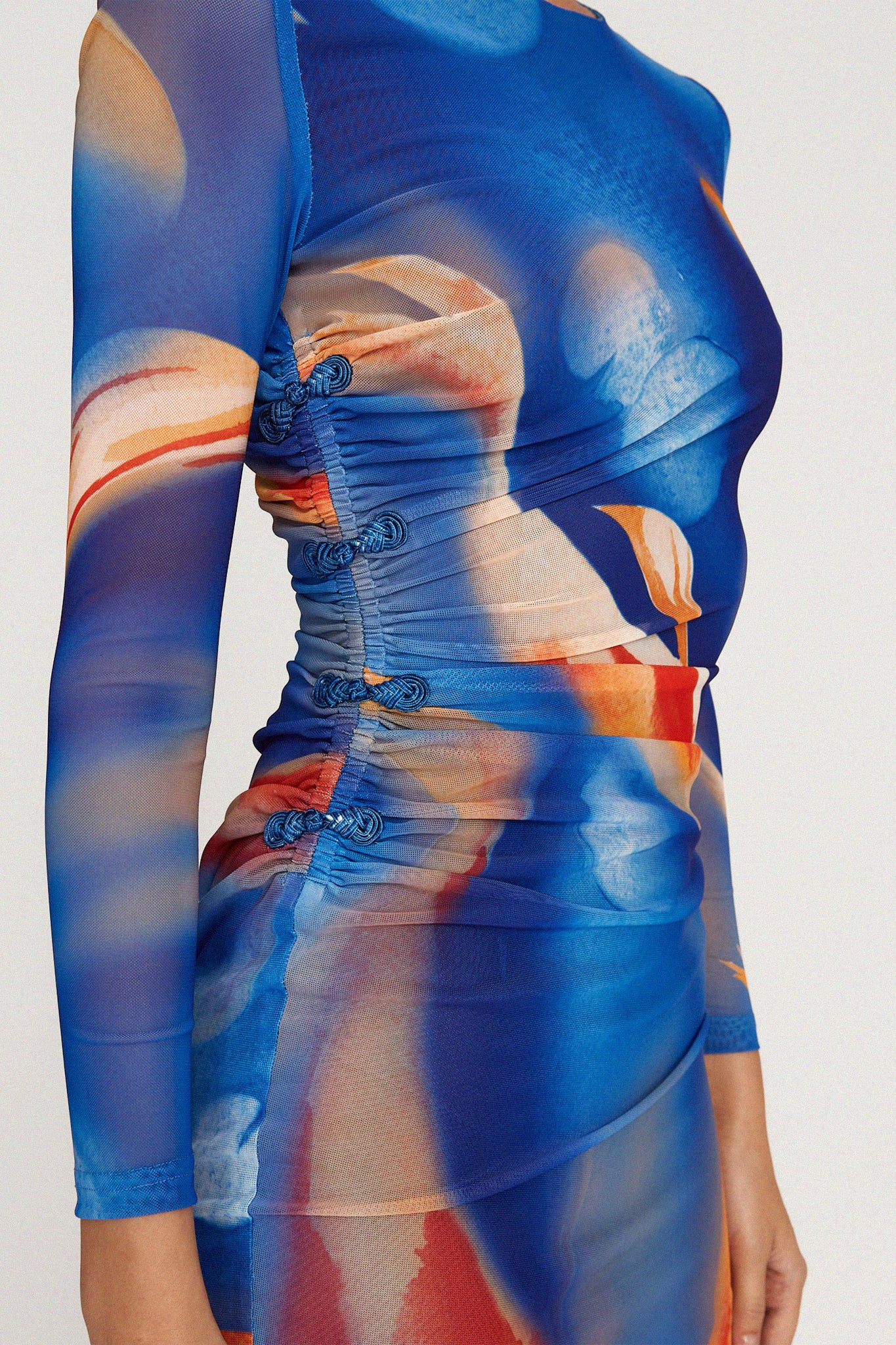 Kaia Dress - Blue Multi #Sau Lee