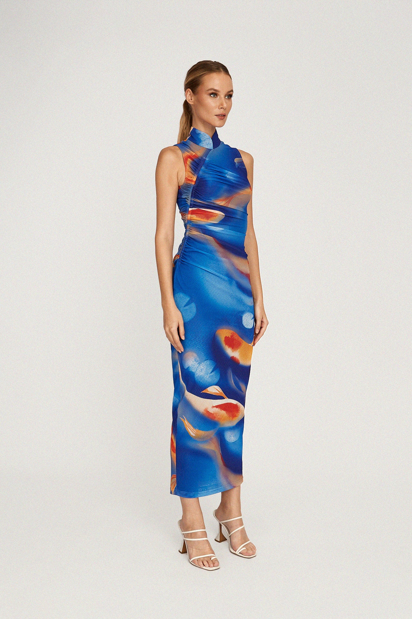 Kayla Dress - Blue Multi #Sau Lee