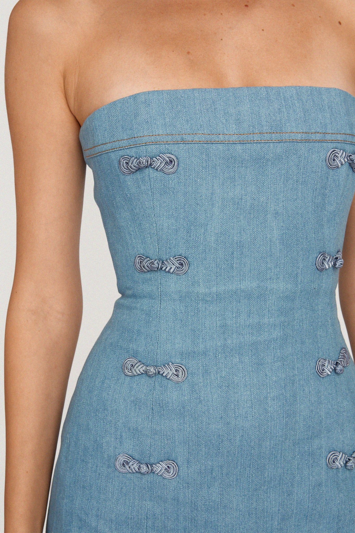 Lara Dress - Light Denim #Sau Lee