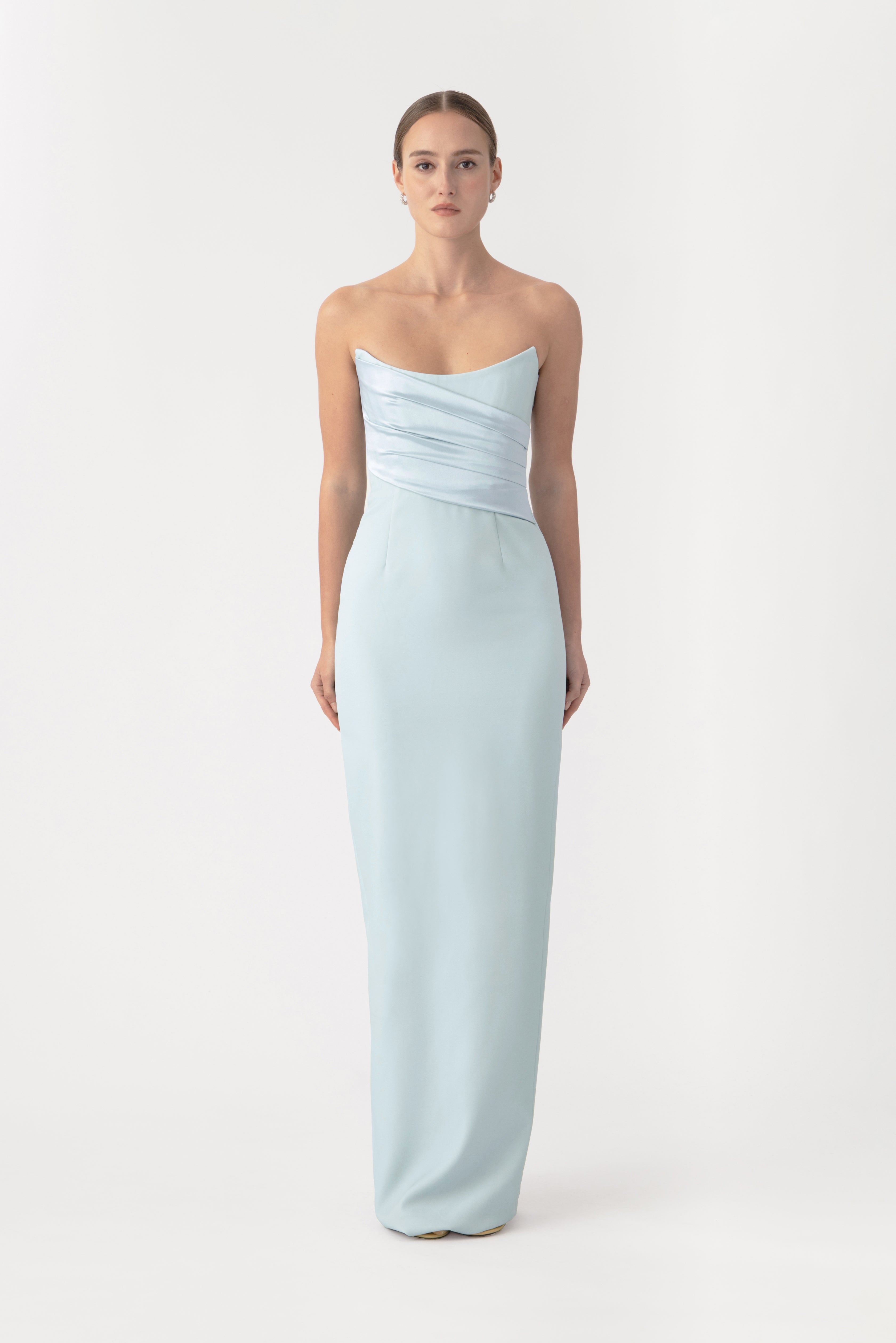 sau lee lucia square-neck satin maxi dress SAU LEE Lucia Square-Neck Satin Maxi Dress at MarketFair Shoppes in Princeton, NJ