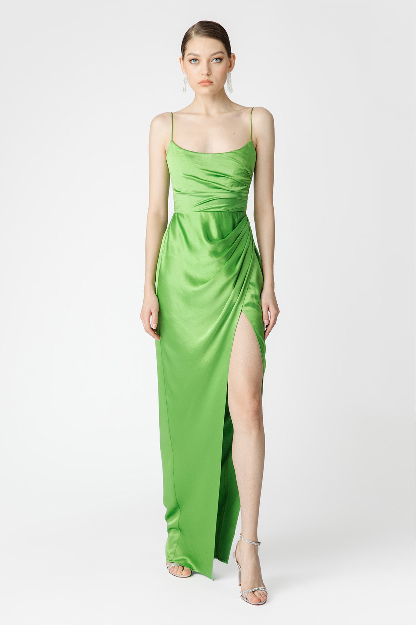 Perla Satin Gown-SAU LEE