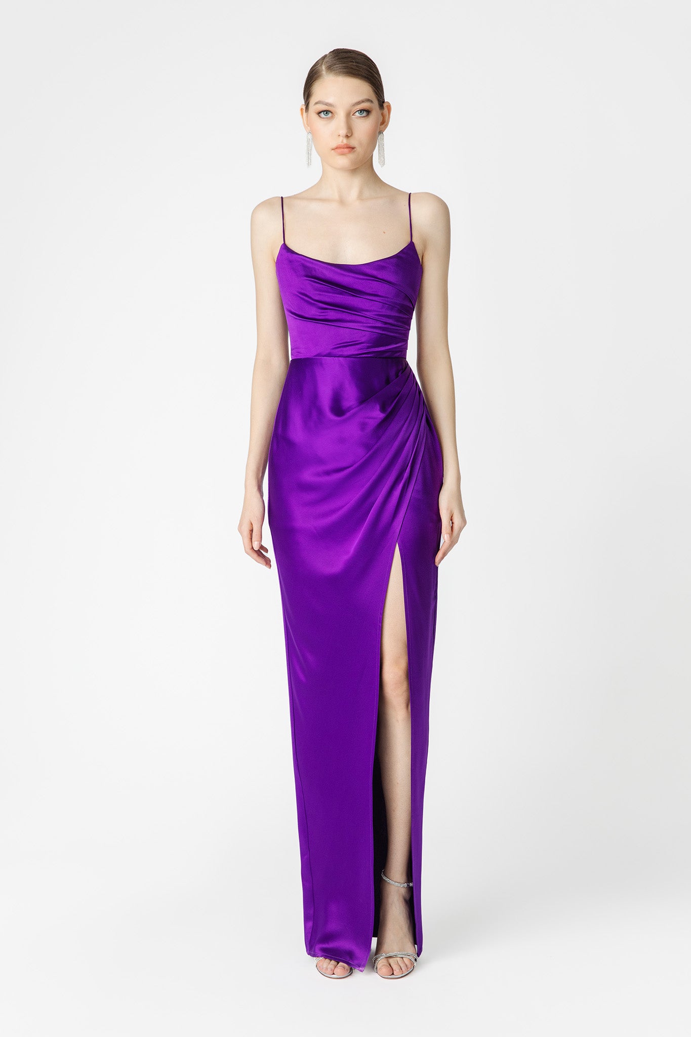 Perla Satin Gown-SAU LEE