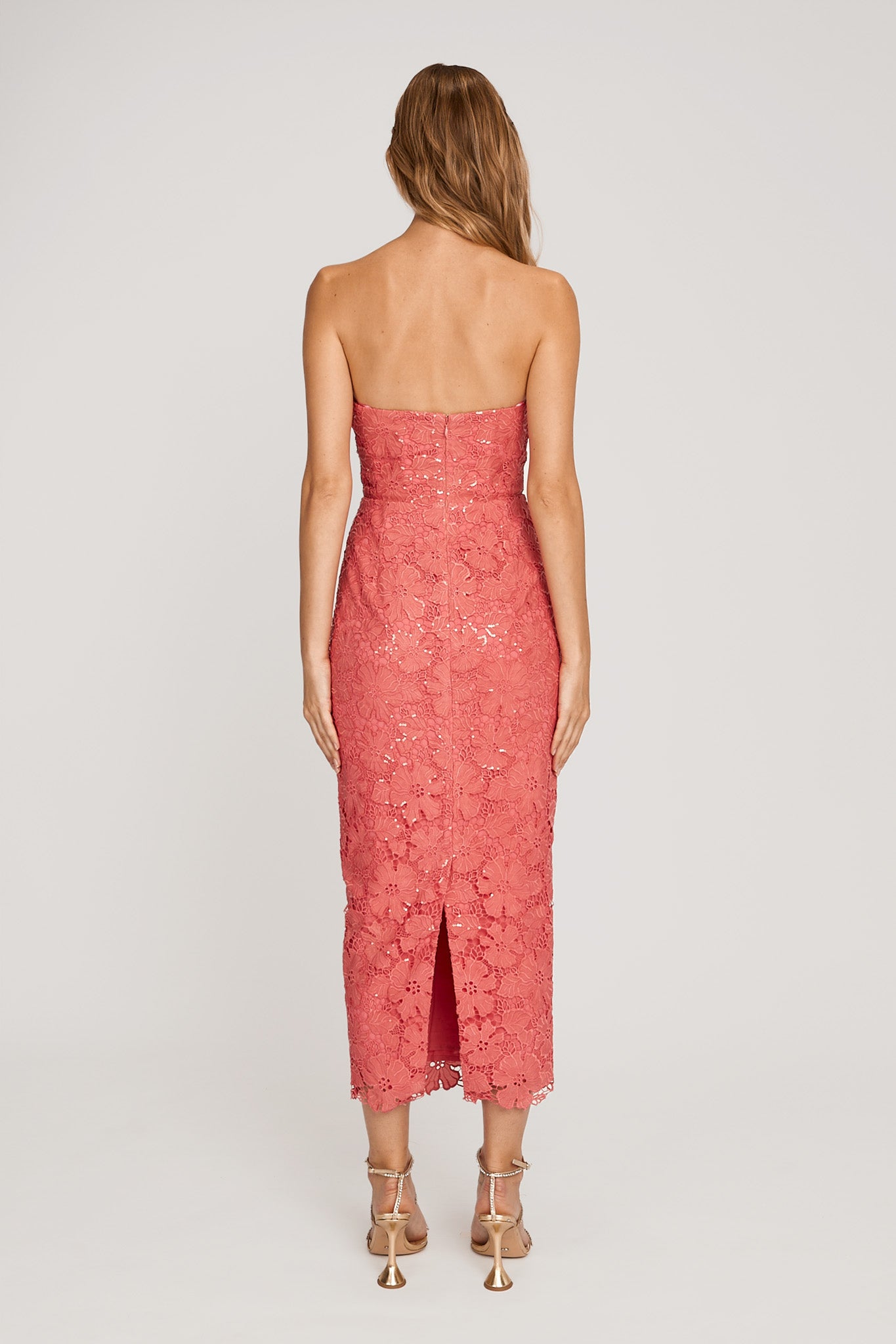Renee Dress - Coral - SAU LEE