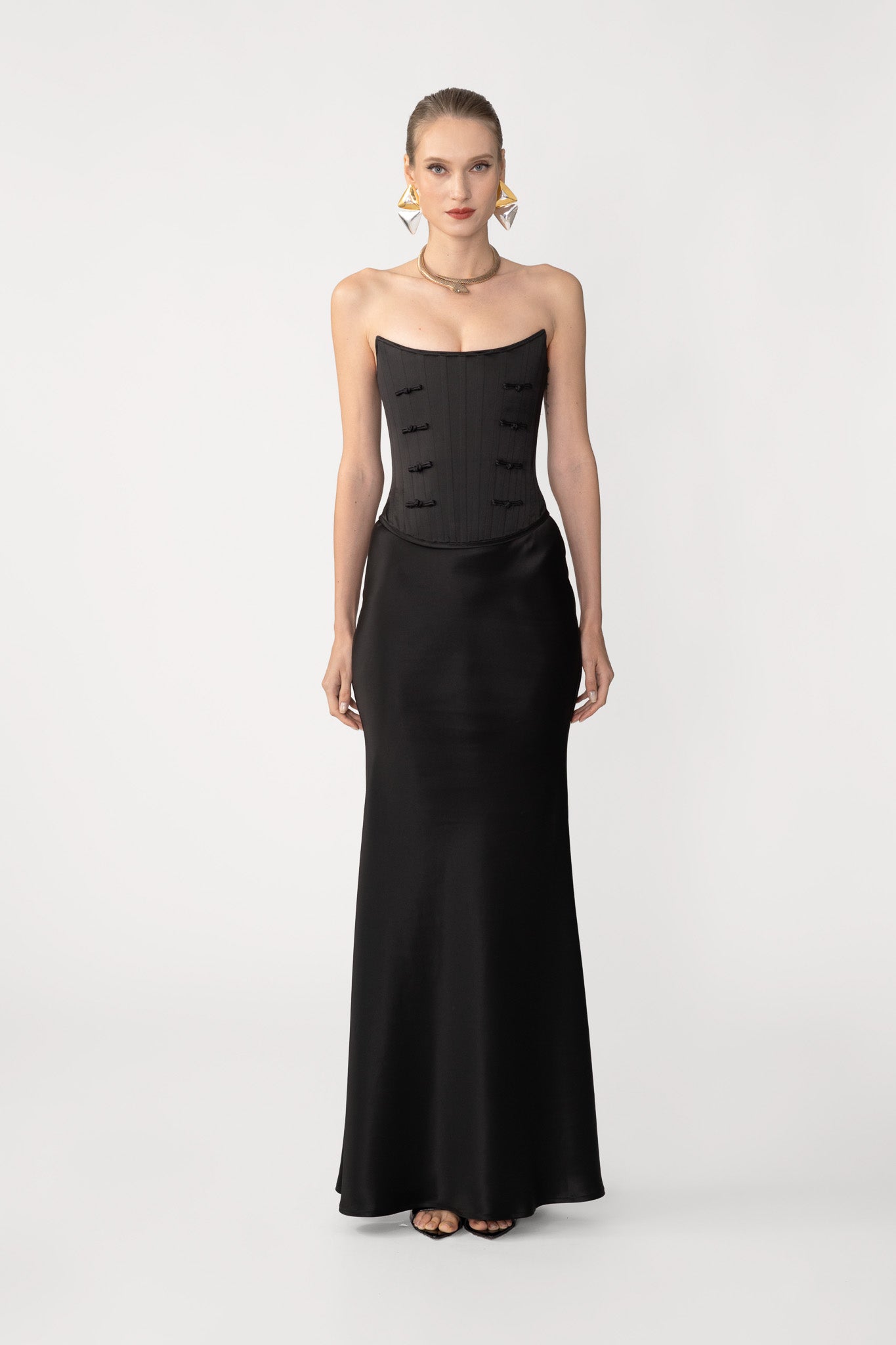 Della Satin Skirt