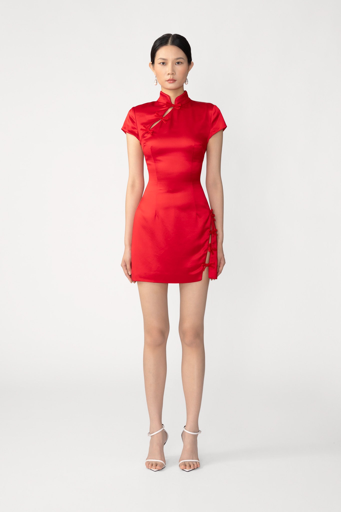 Tina Satin Mini Dress