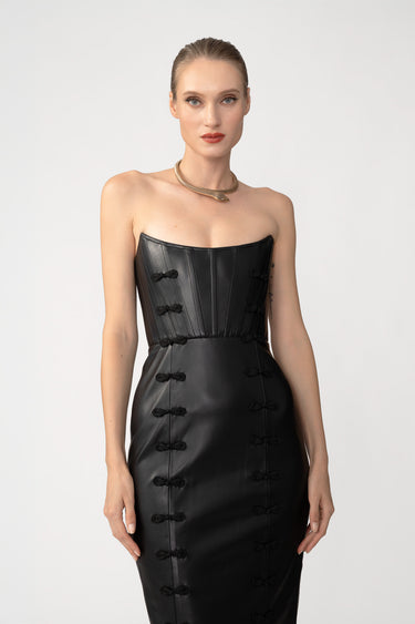 Juno Strapless Midi Dress