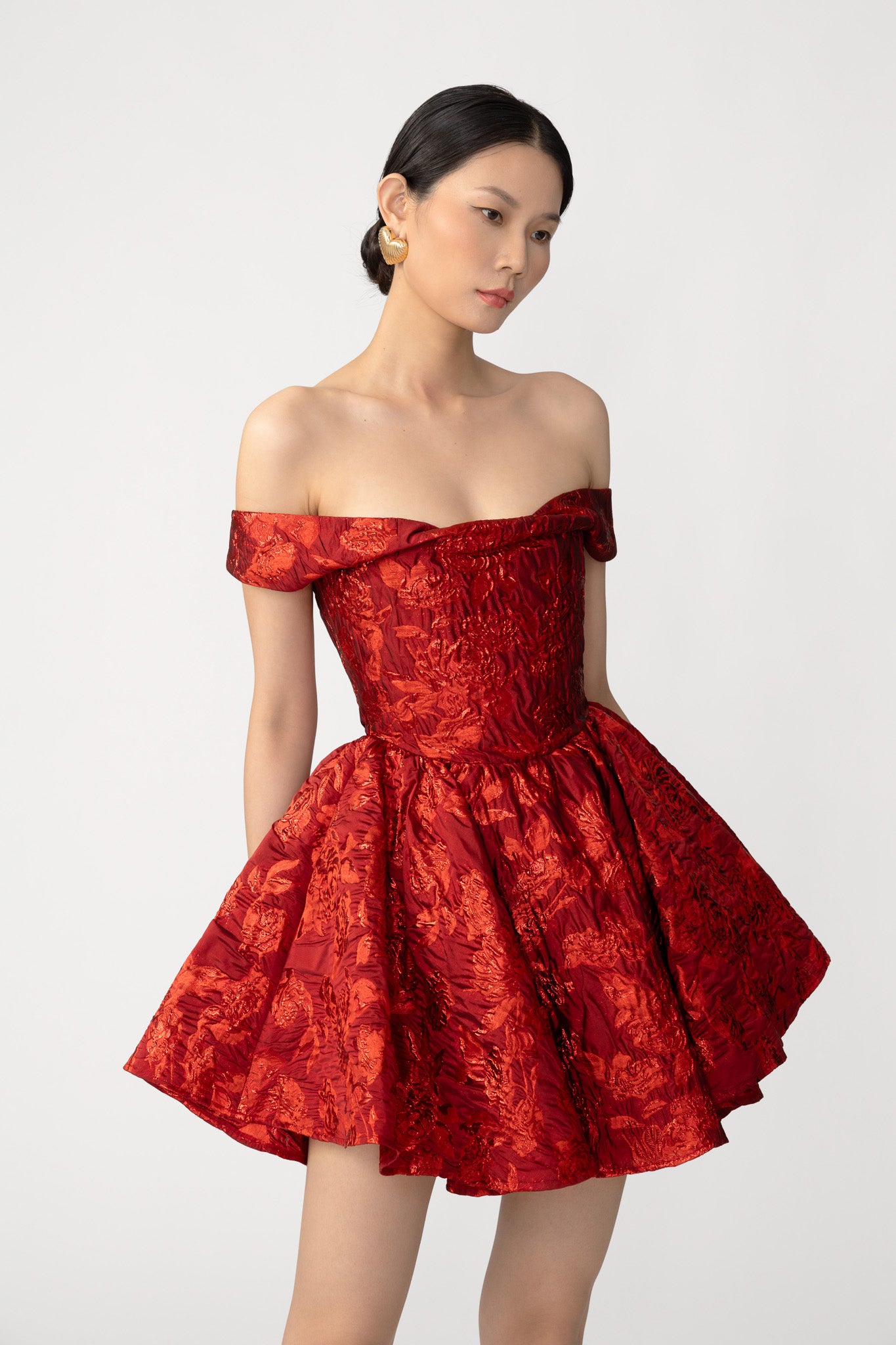 Jem Brocade Mini Dress