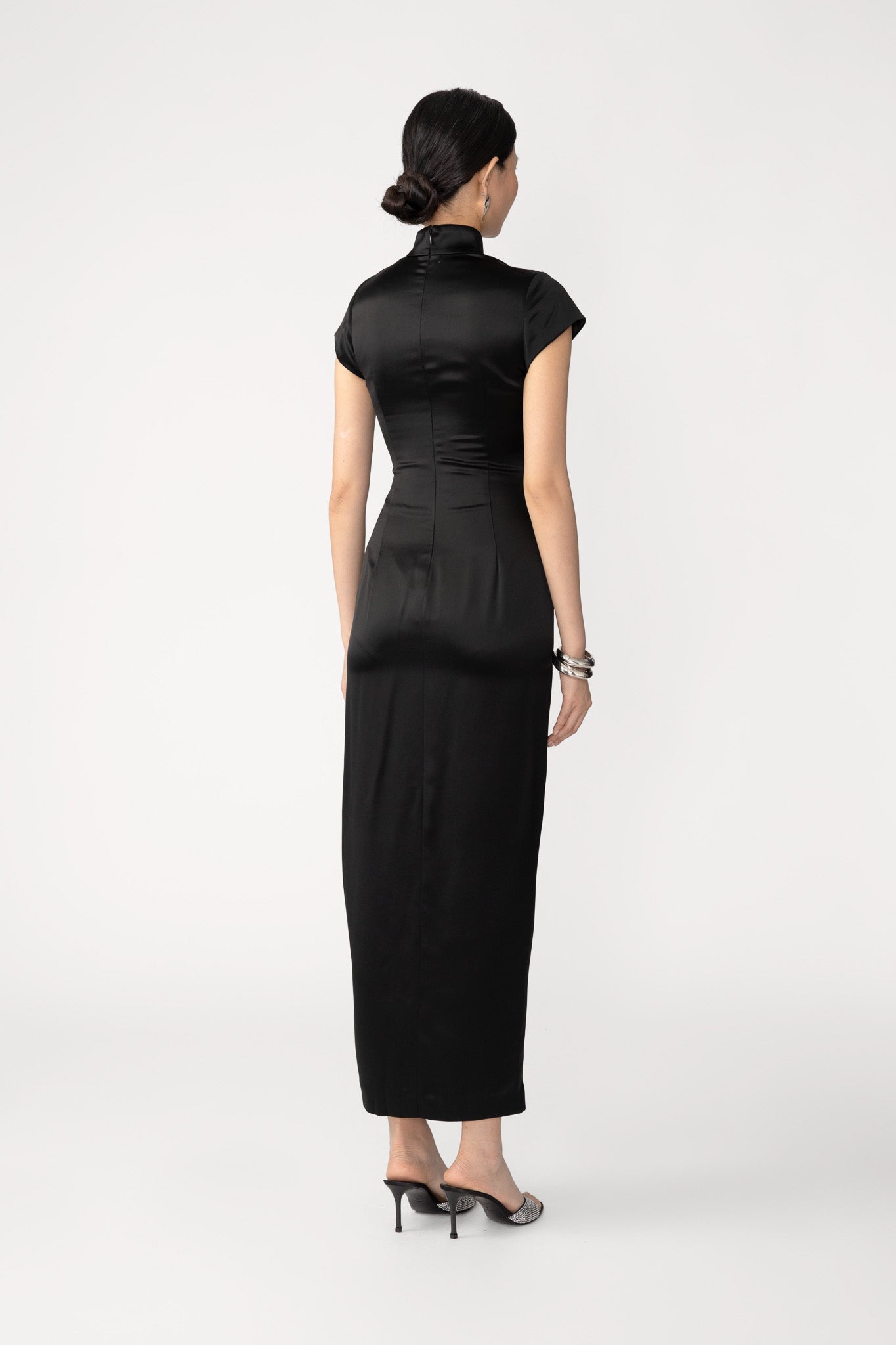 Tamara Satin Midi Dress