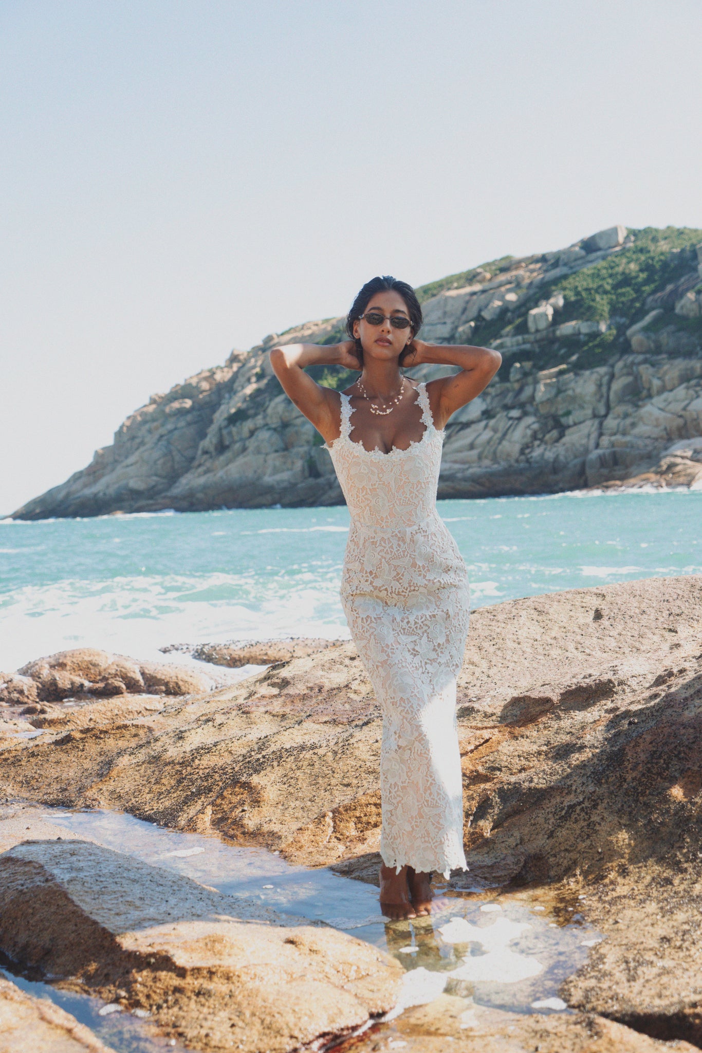 Coraline Lace Midi Dress