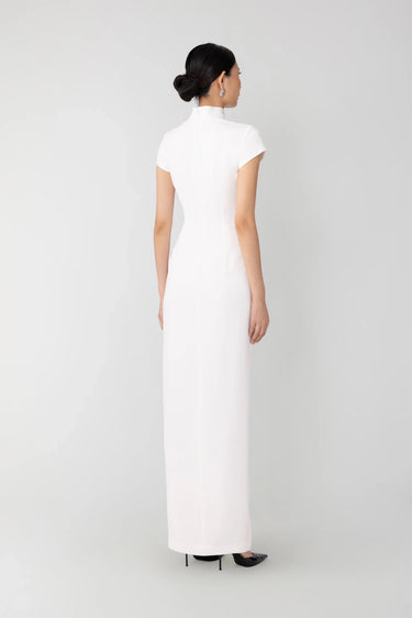 SAU LEE Isabella Maxi Dress - White / 00