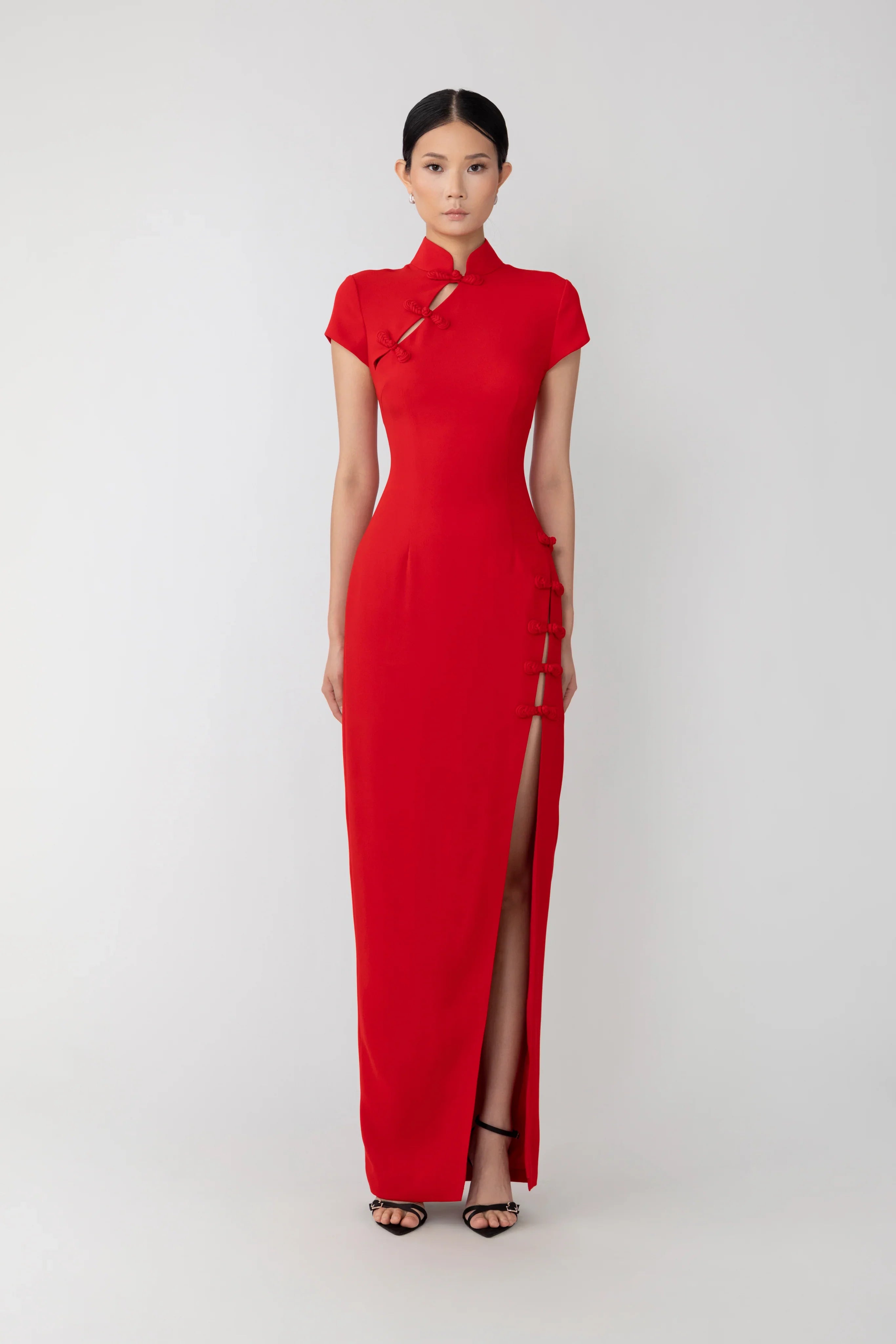 sau lee red dress SAU LEE Marissa Gown, Red