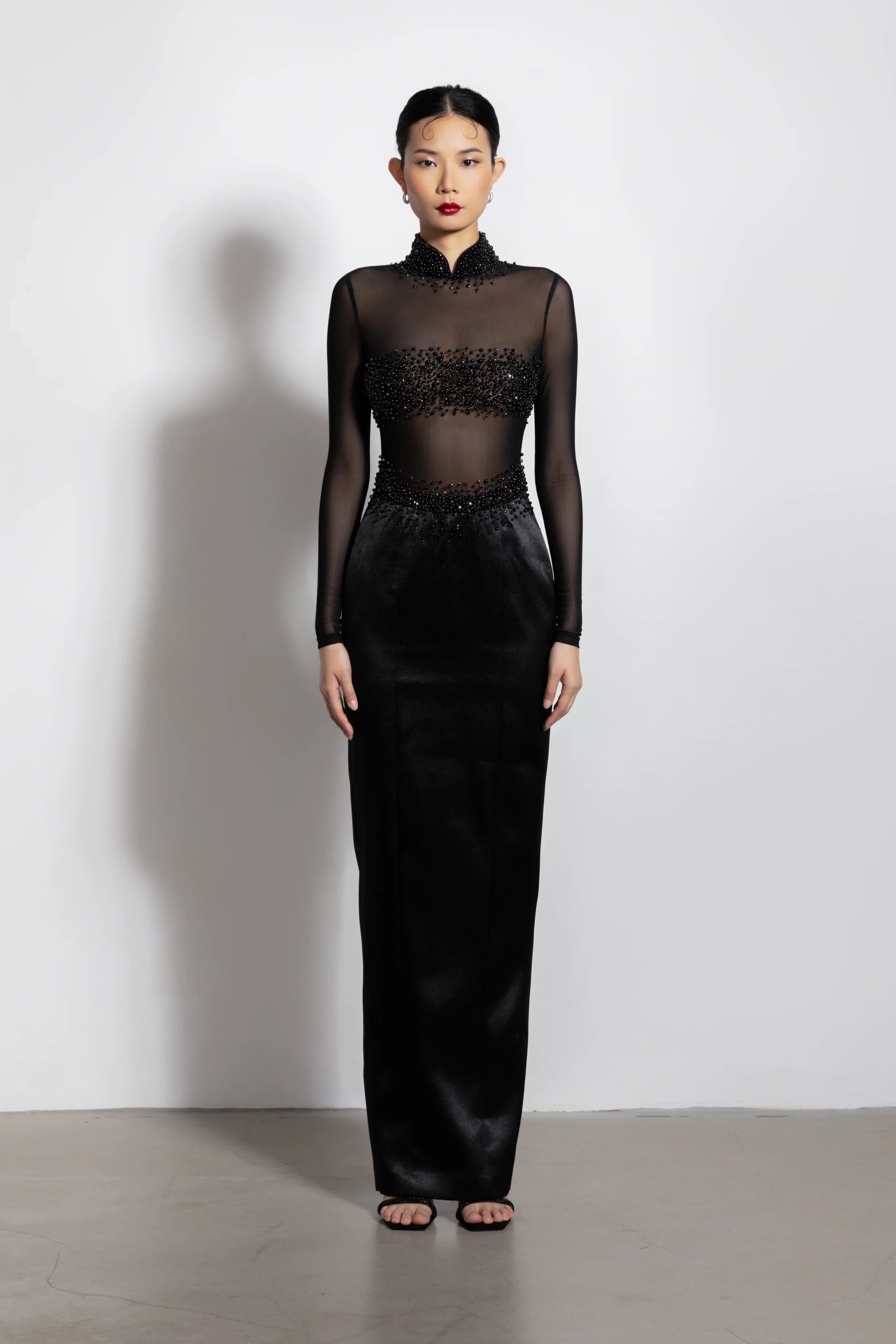 SAU LEE Po Gown - Black / 00