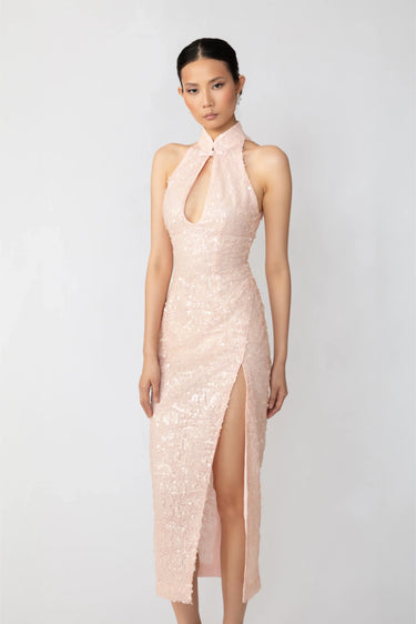 SAU LEE Orion Dress - Pink / 0