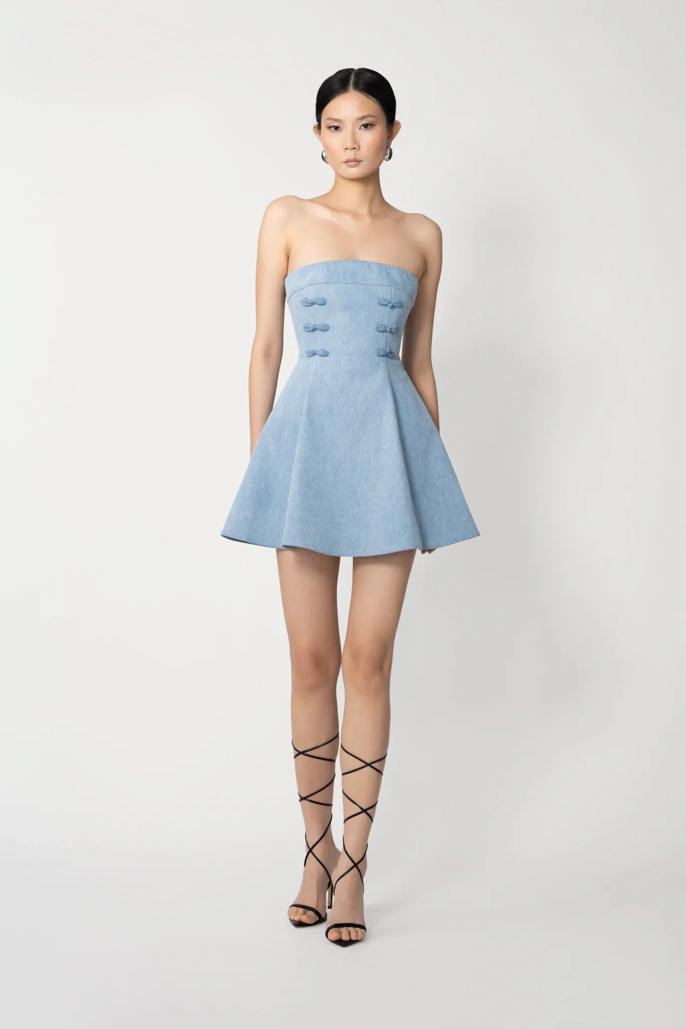 Tai Denim Mini Dress SAU LEE Tai Denim Mini Dress SAU LEE
