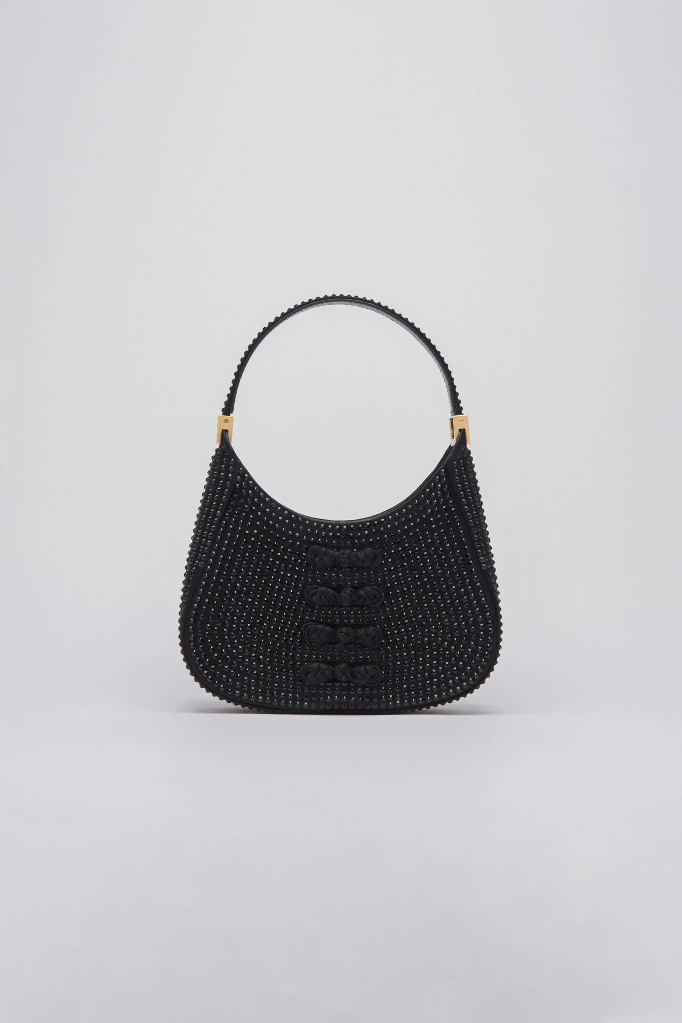 SAU LEE mini sau CRYSTAL MINI BAG - Black