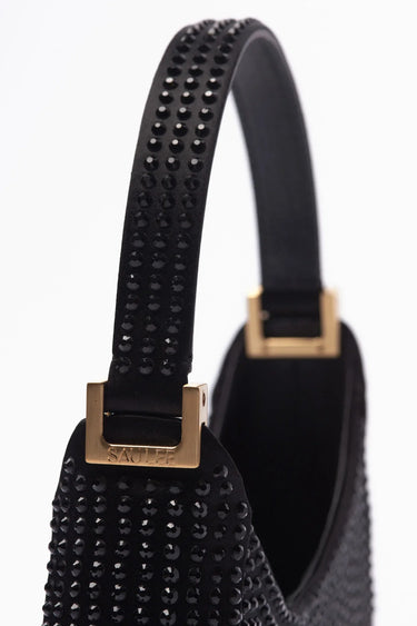 SAU LEE mini sau CRYSTAL MINI BAG - Black