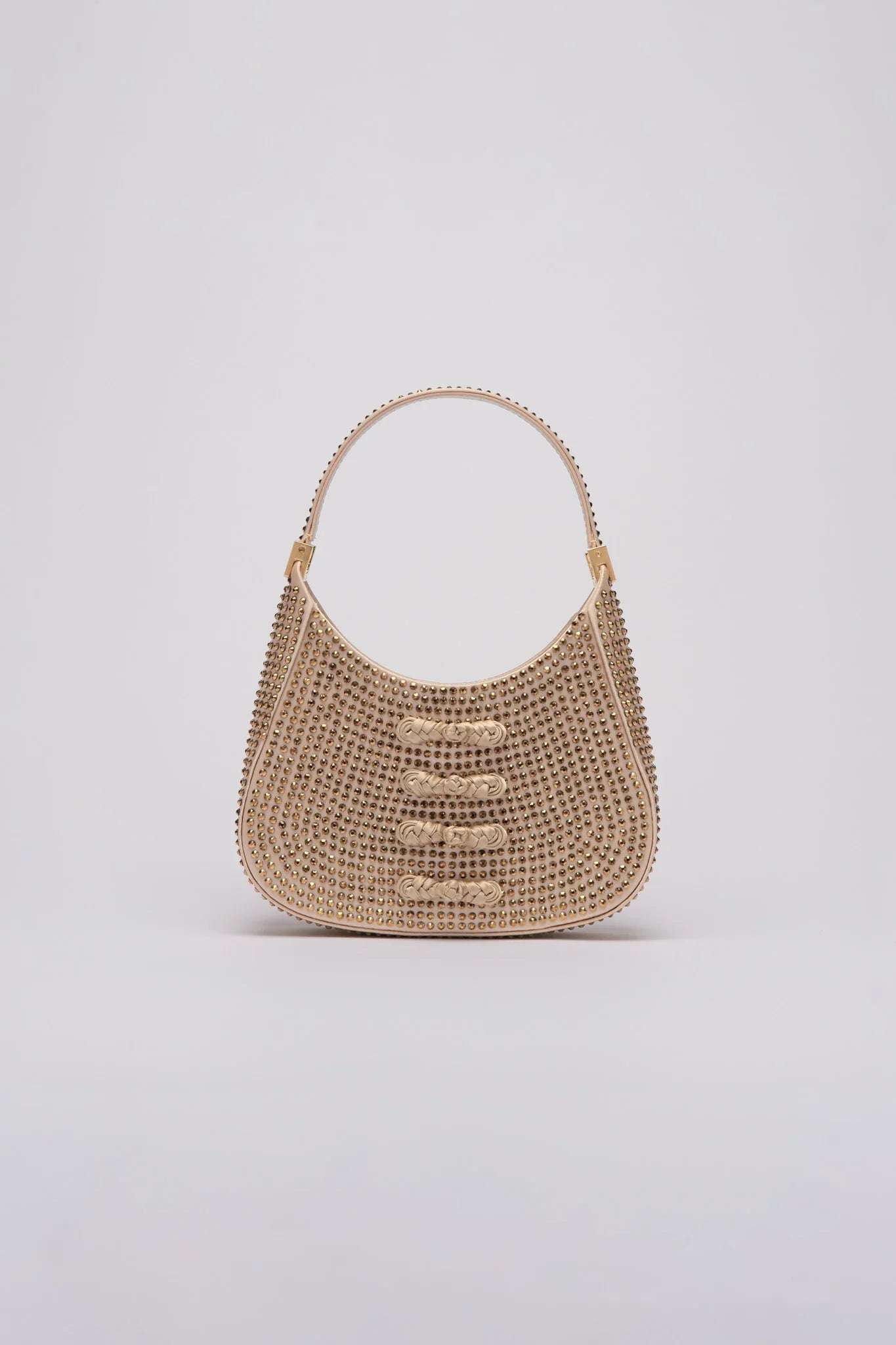 SAU LEE mini sau CRYSTAL MINI BAG - Champagne