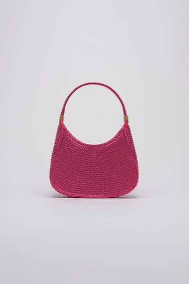 SAU LEE mini sau CRYSTAL MINI BAG - Fuchsia