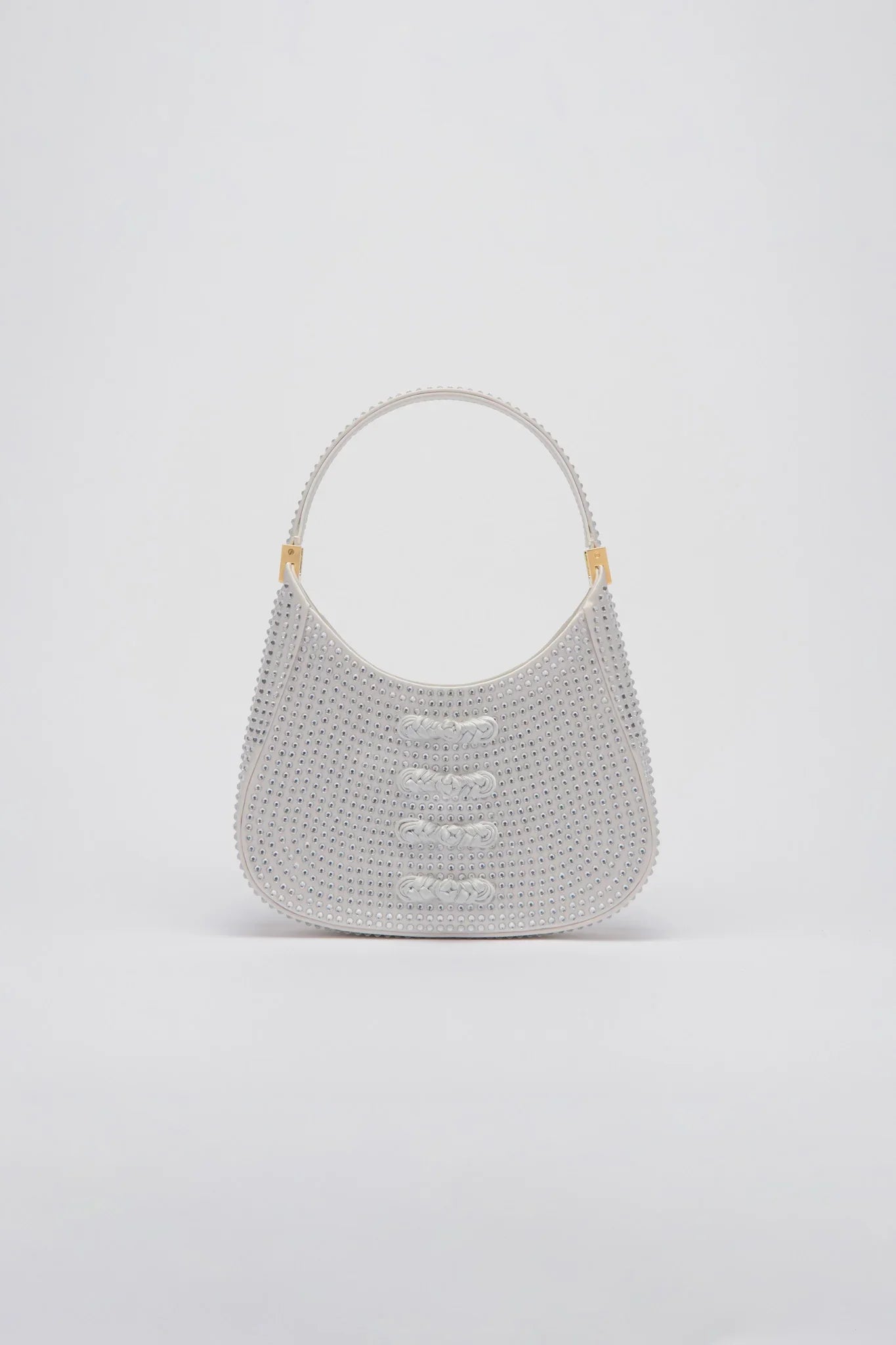 SAU LEE mini sau CRYSTAL MINI BAG - Silver