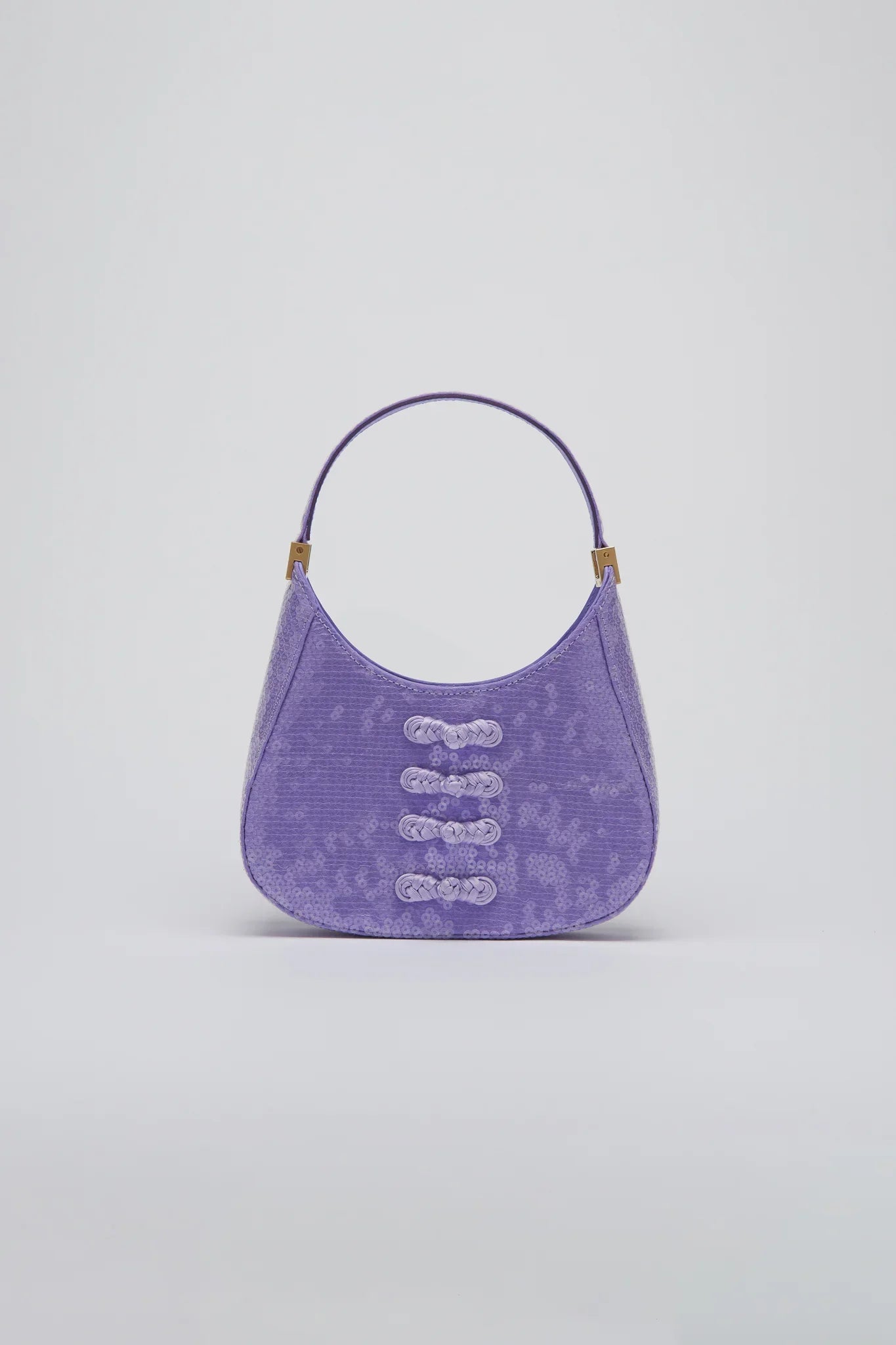 SAU LEE mini sau SEQUIN MINI BAG - Lavender
