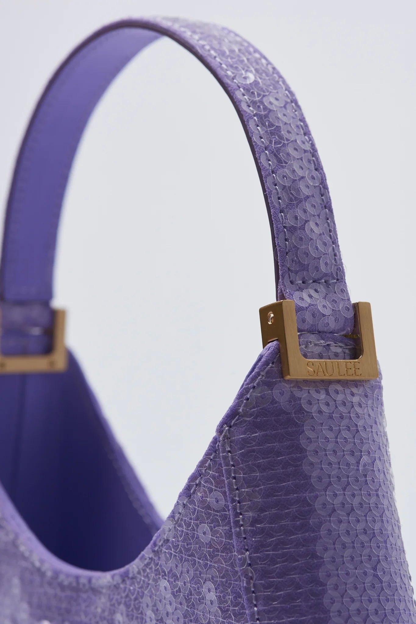 SAU LEE mini sau SEQUIN MINI BAG - Lavender