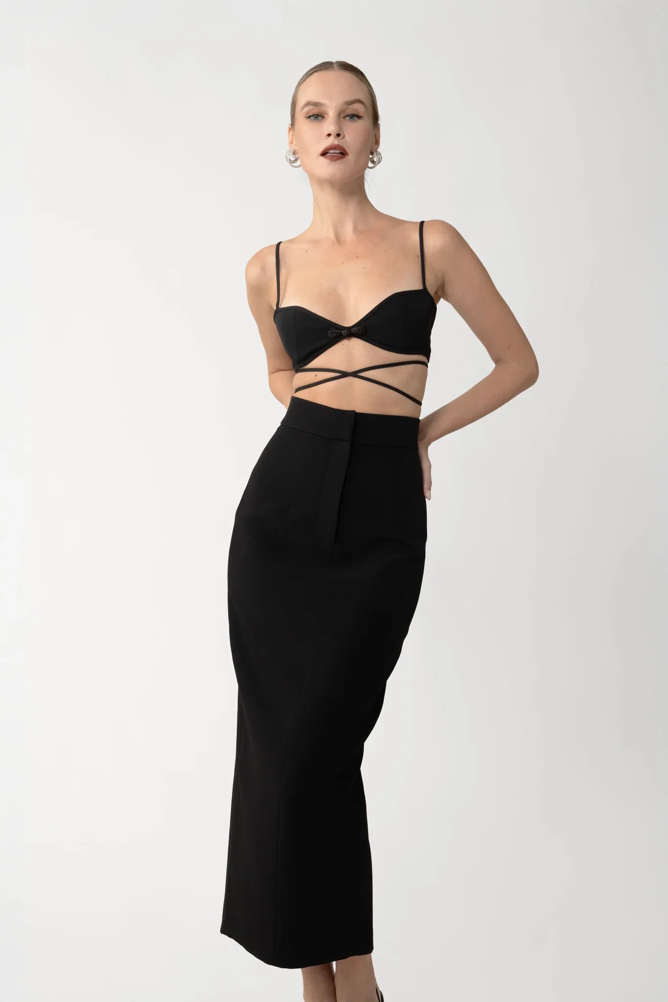 Niki Crepe Skirt