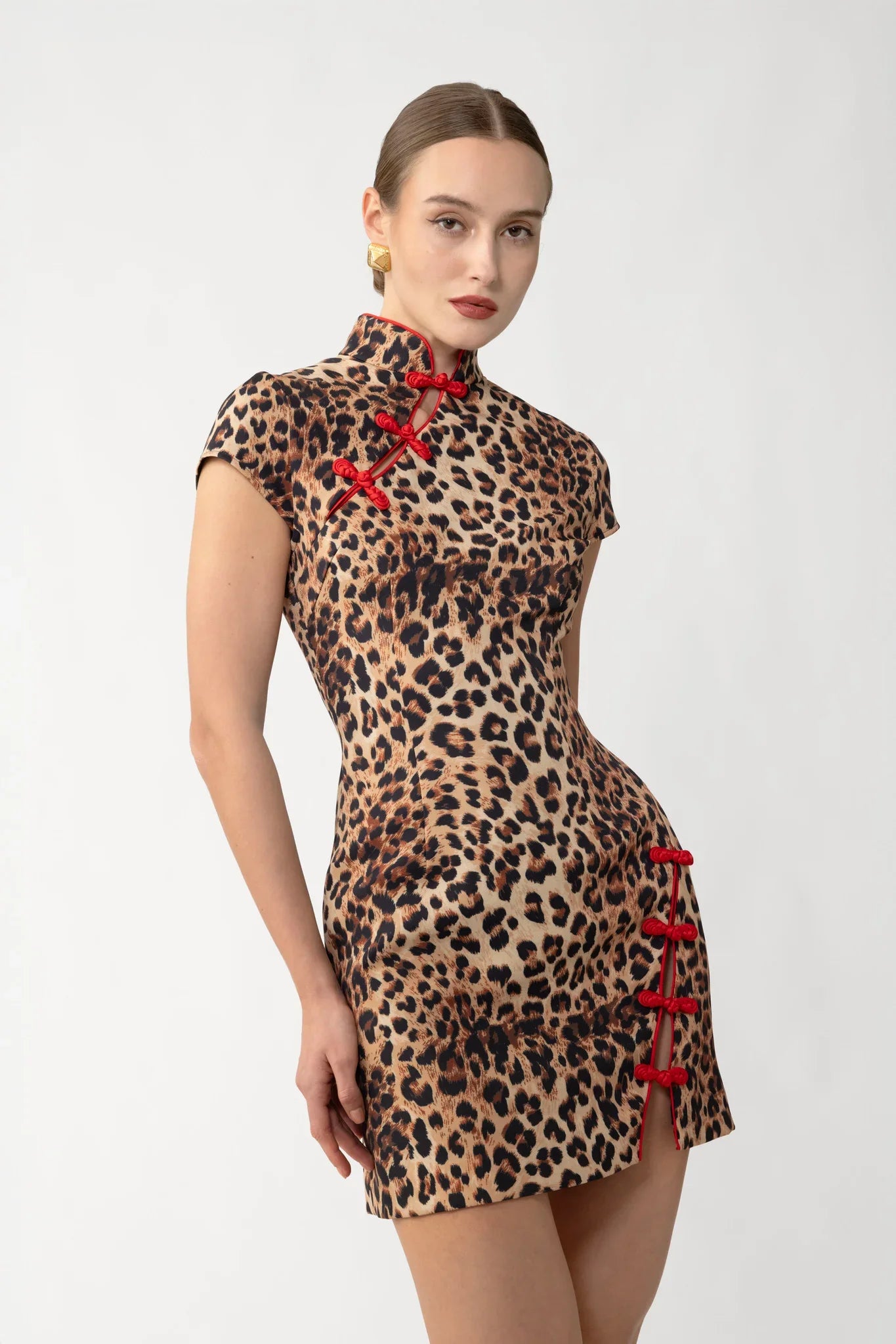 Iris Print Mini Dress SAU LEE Iris Print Mini Dress SAU LEE
