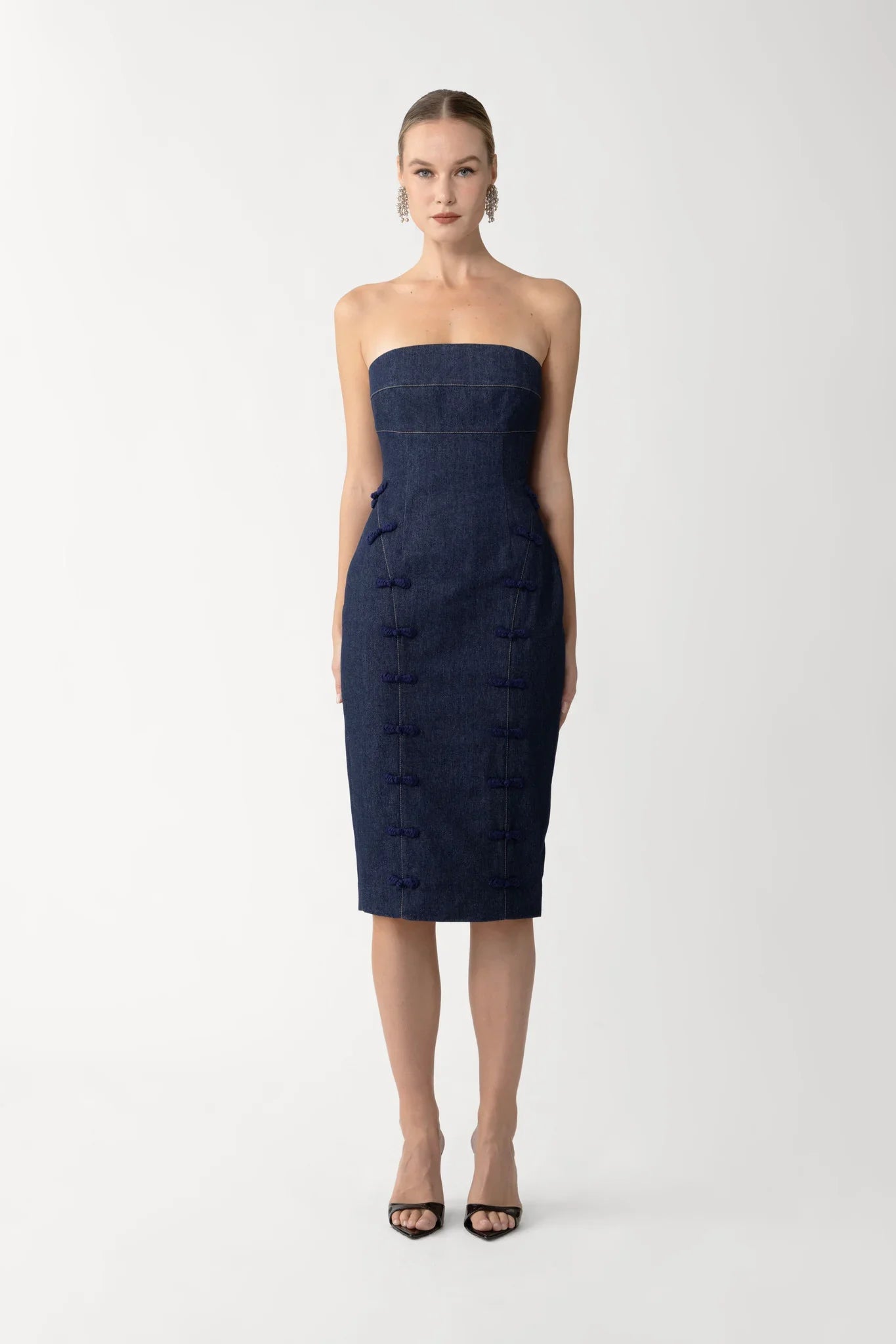 Brooklyn Denim Midi Dress